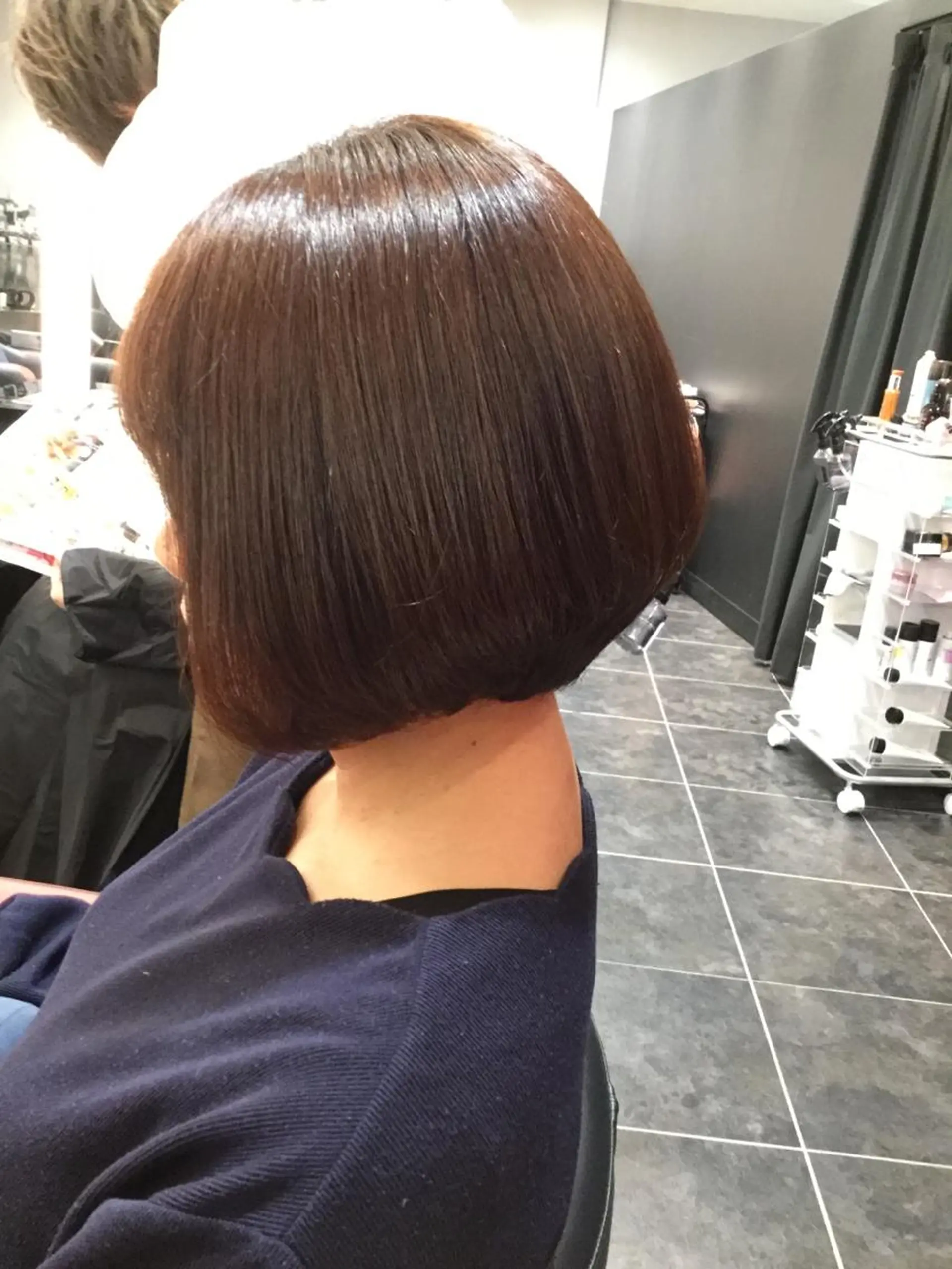 ミディアム Annon プライベートサロンのヘアスタイル