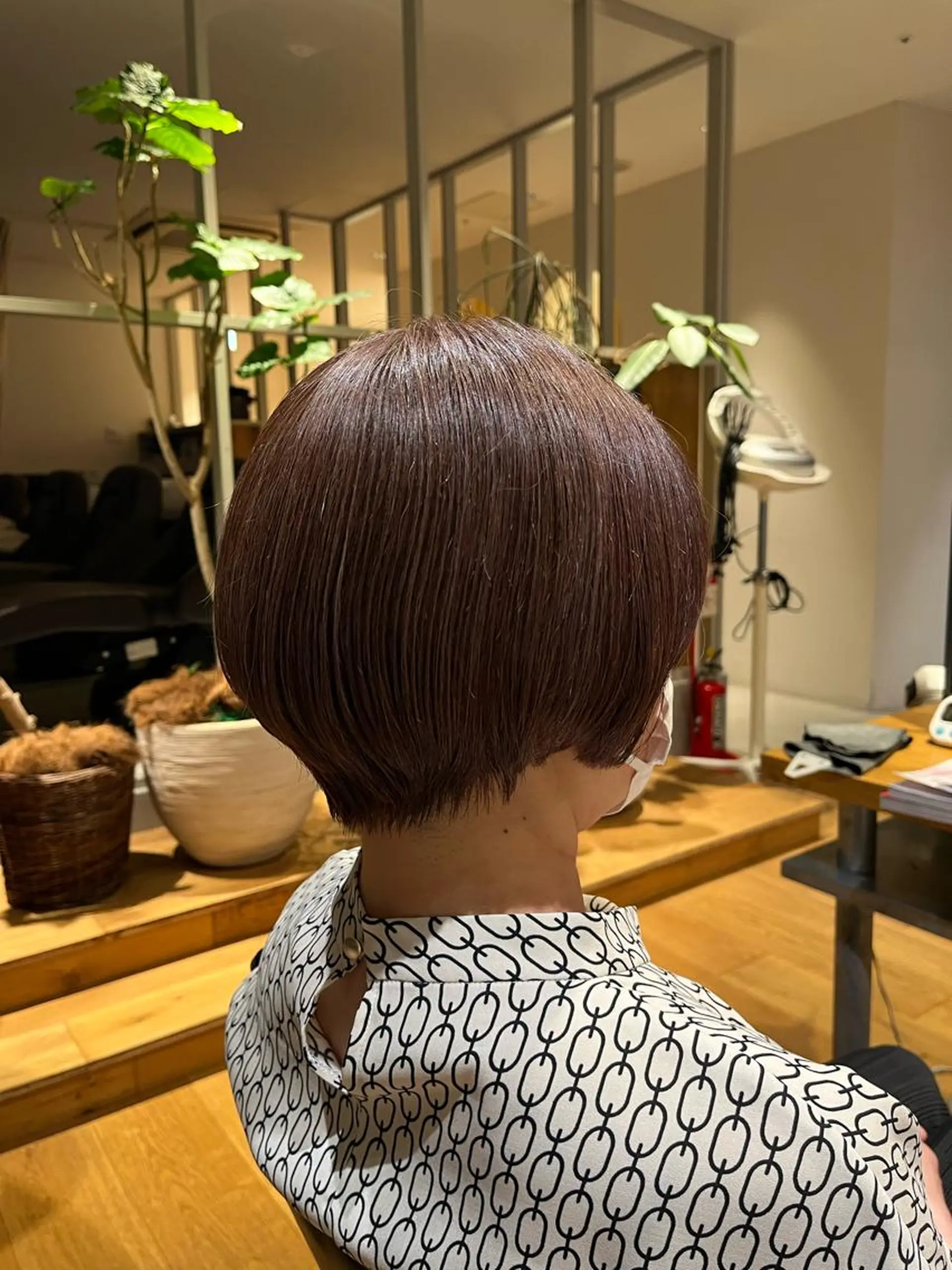 ショート 田中 鈴乃のヘアスタイル