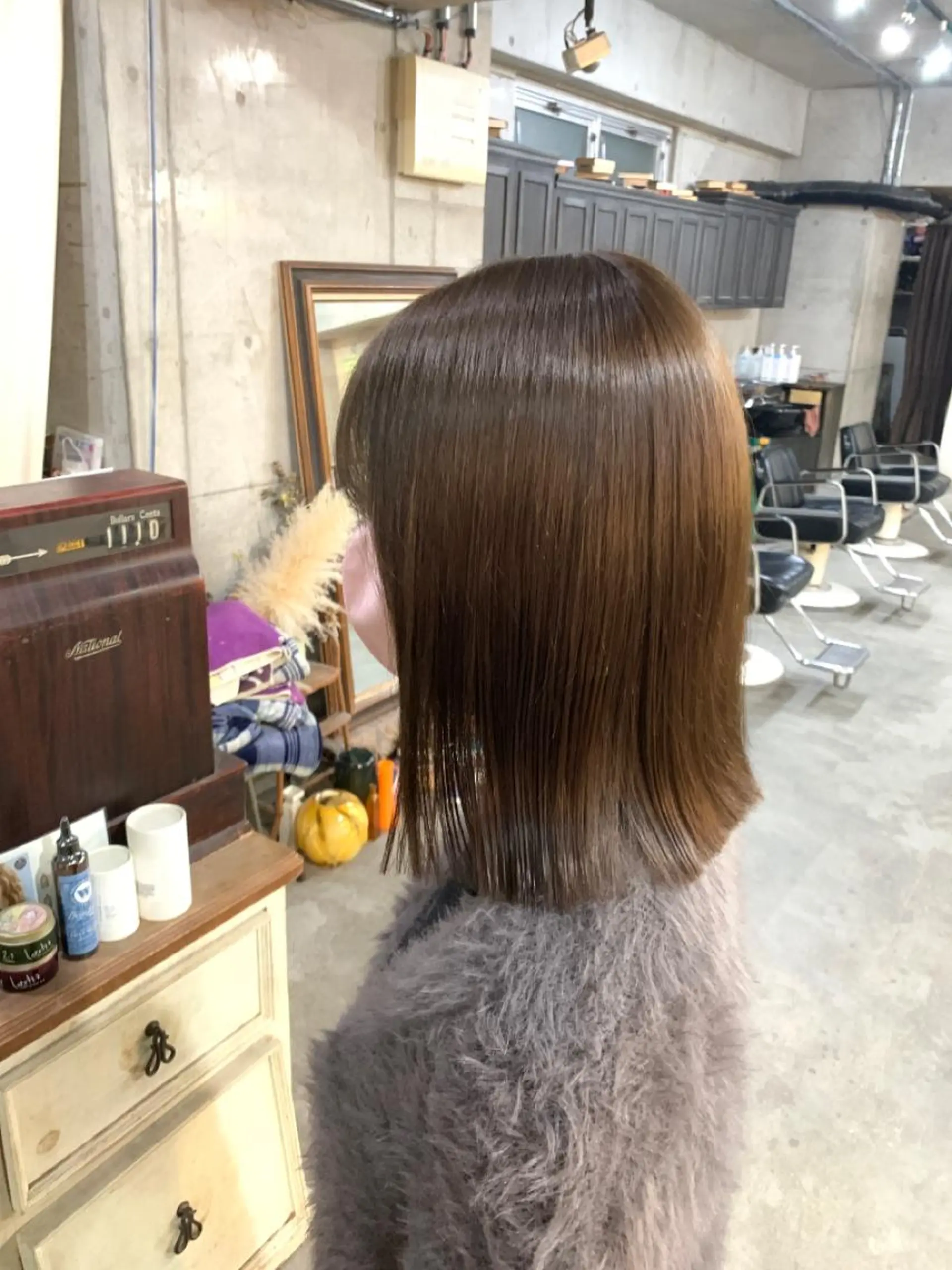 ショート カラー ヘアアレンジ ショートボブ バレイヤージュ ブリーチ ケアブリーチ 透明感カラー ミルクティーベージュ 🍀【ヒロム】🍀のヘアスタイル