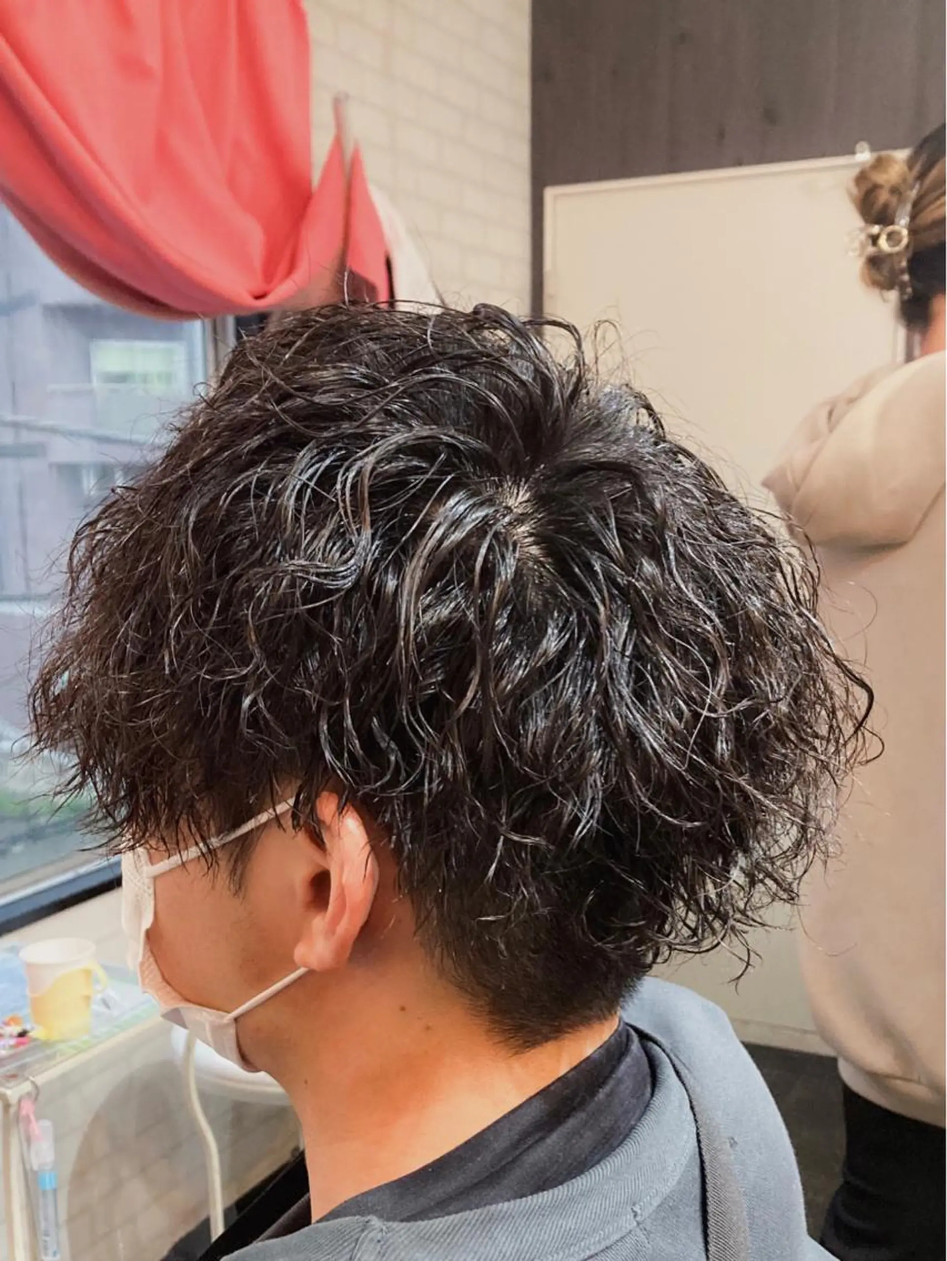 ショート パーマ メンズ カット パーマ Kimura Shinyaのヘアスタイル
