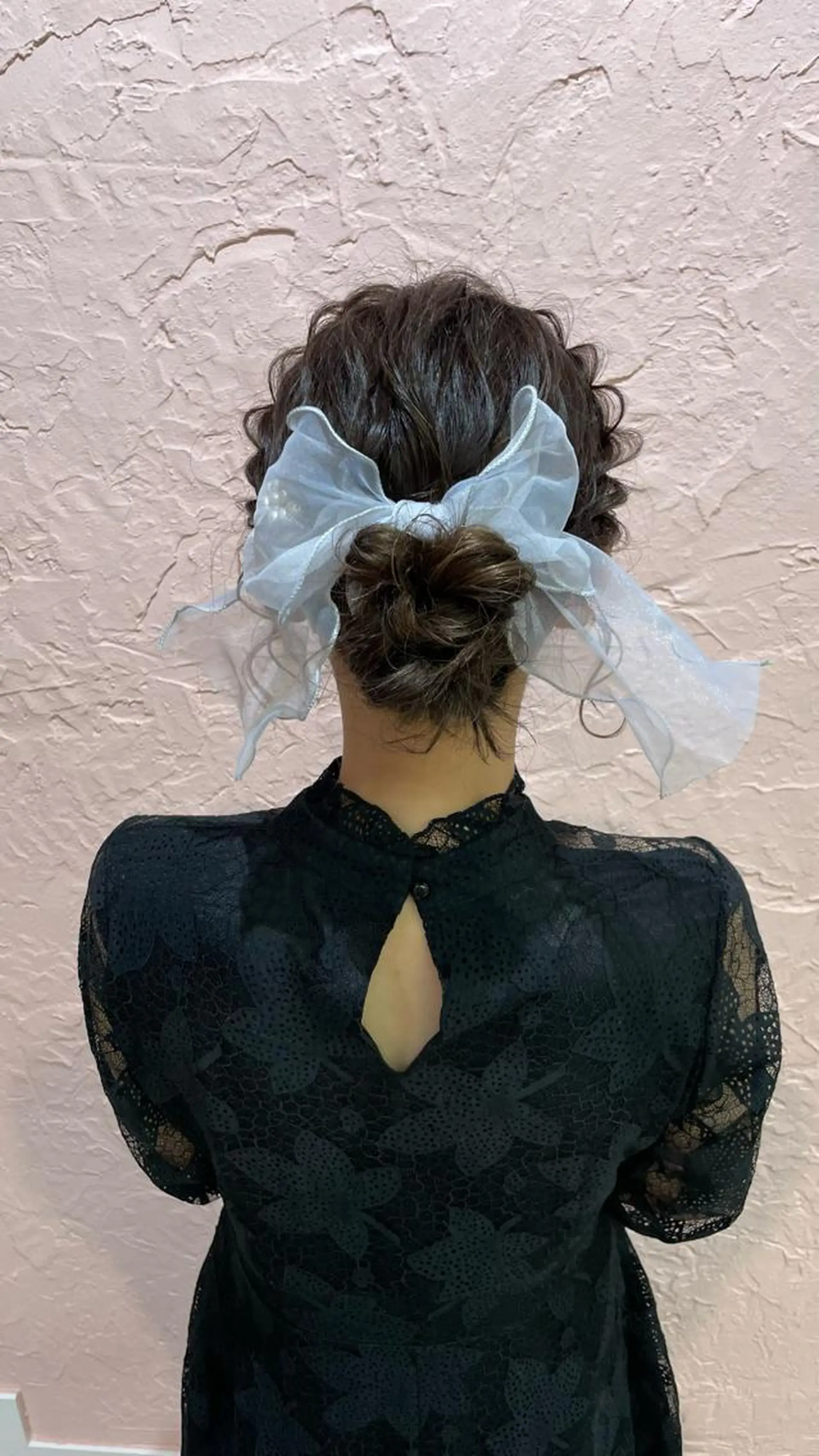 ミディアム カラー ヘアアレンジ 松永 梨央のヘアスタイル