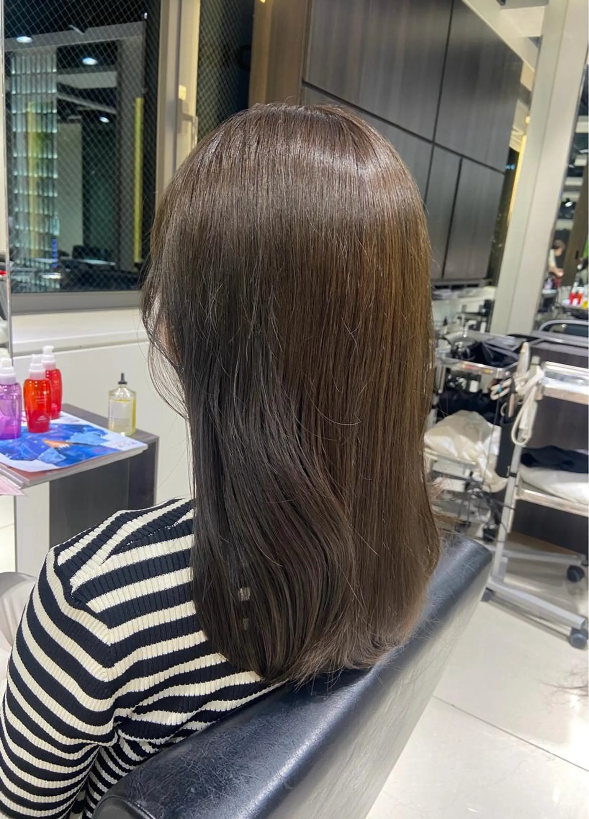 セミロング SALOWIN渋谷caldo店B1所属・岐津公太 メンズ縮毛矯正のプロのヘアスタイル