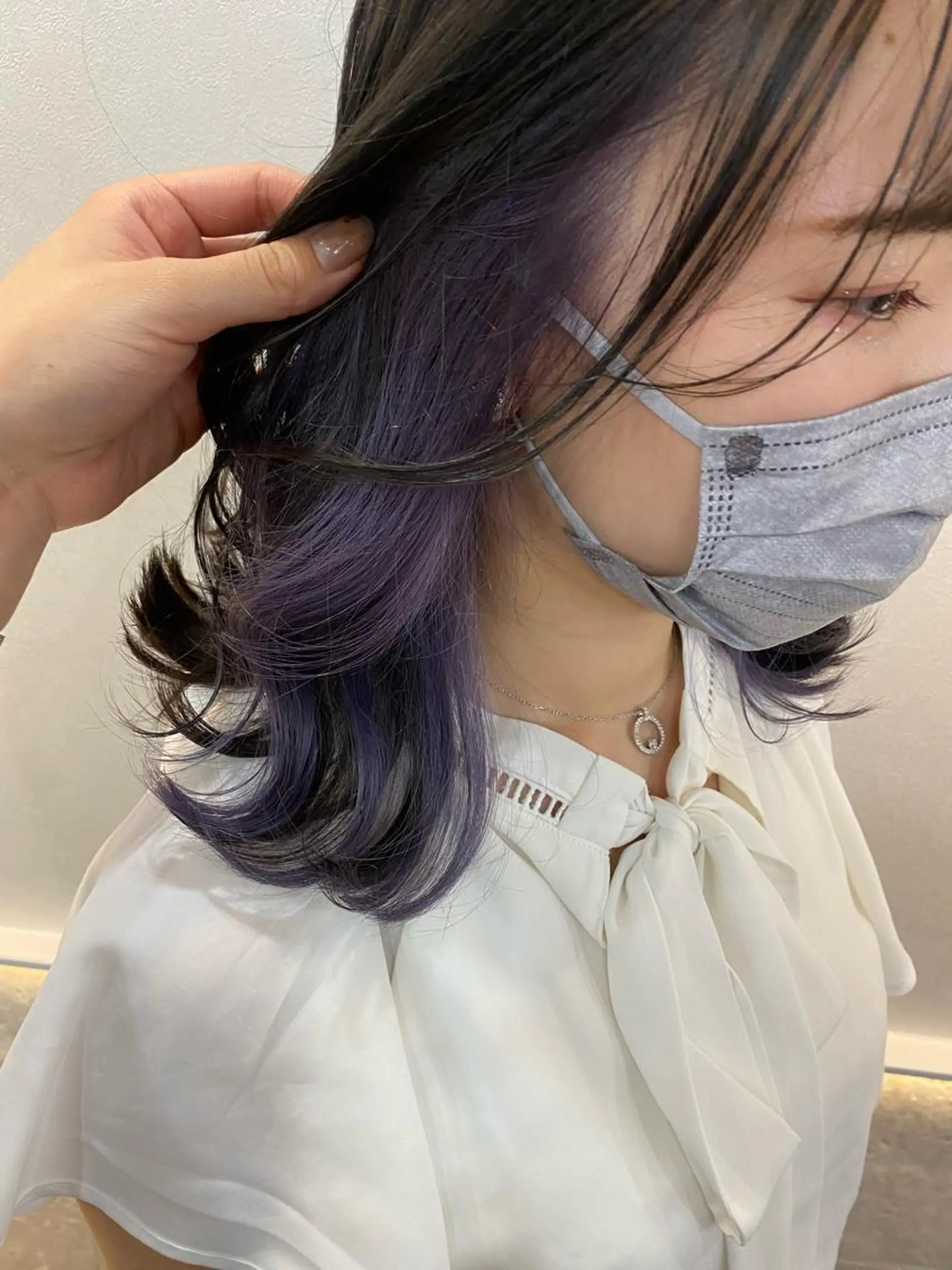 ミディアム カラー Rinka/梅田/ 透け感カラー🤎のヘアスタイル