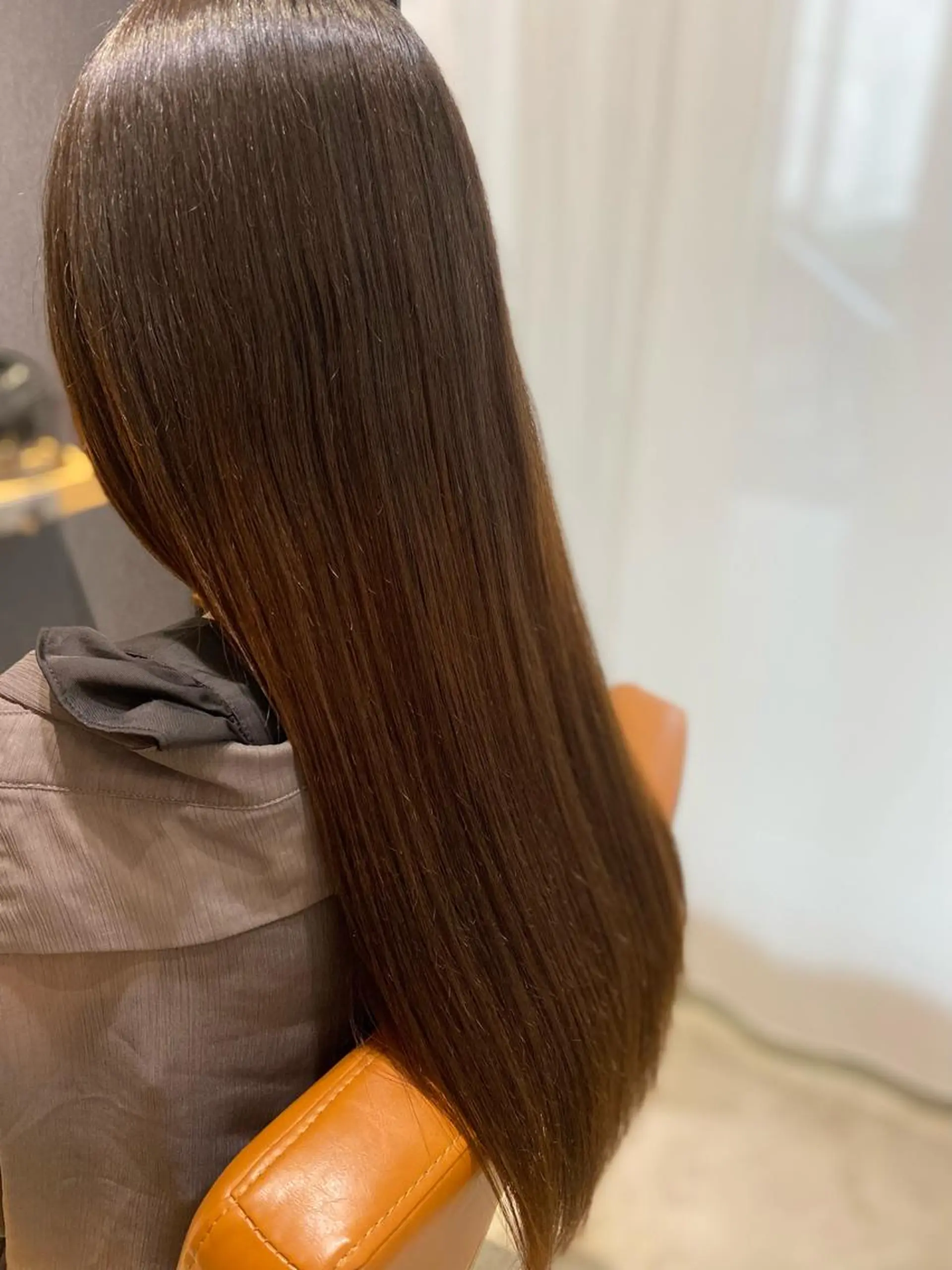 ロング パーマ ロング カット 縮毛矯正 トリートメント 田中 アキオのヘアスタイル