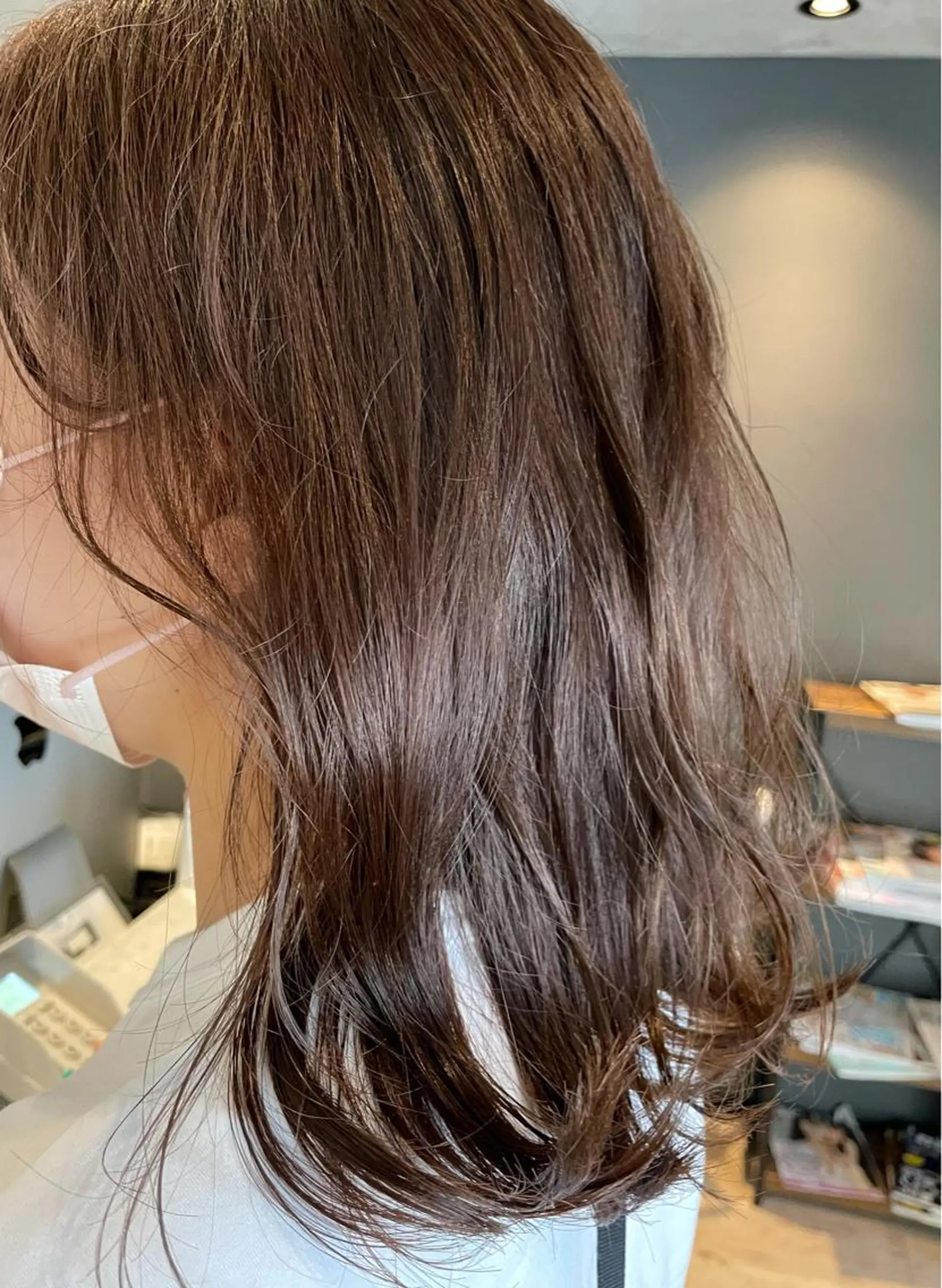 ミディアム ヘアカラー トリートメント EIGHT 野々市 イトウミサキのヘアスタイル