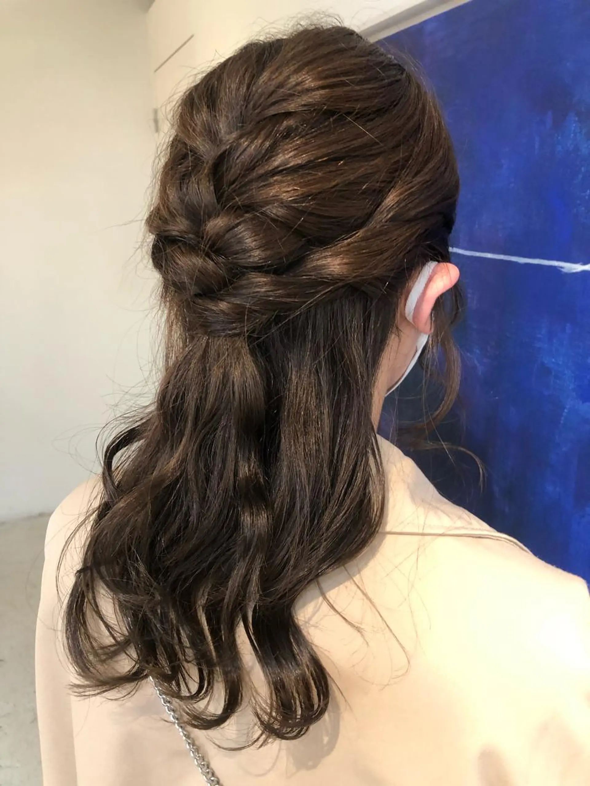 ロング ヘアアレンジ 結婚式・ブライダル 🫧tomoka 透明感カラー🫧のヘアスタイル