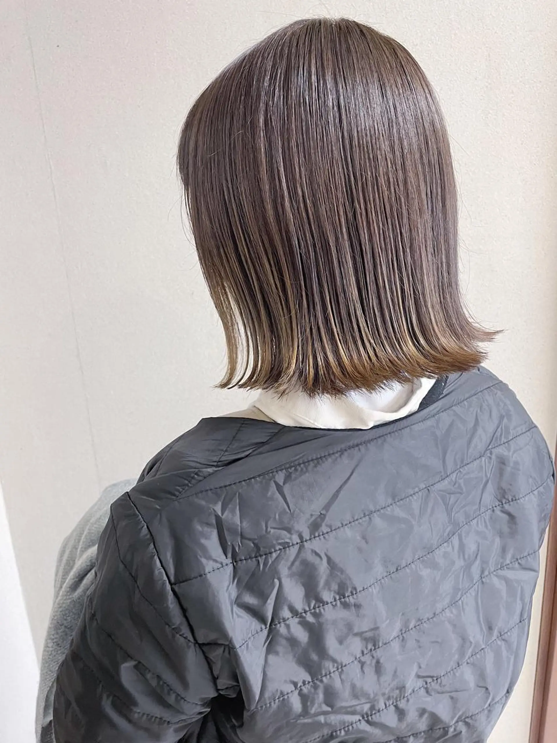 ミディアム カラー ケアブリーチ /髪質 改善/古橋圭史郎のヘアスタイル