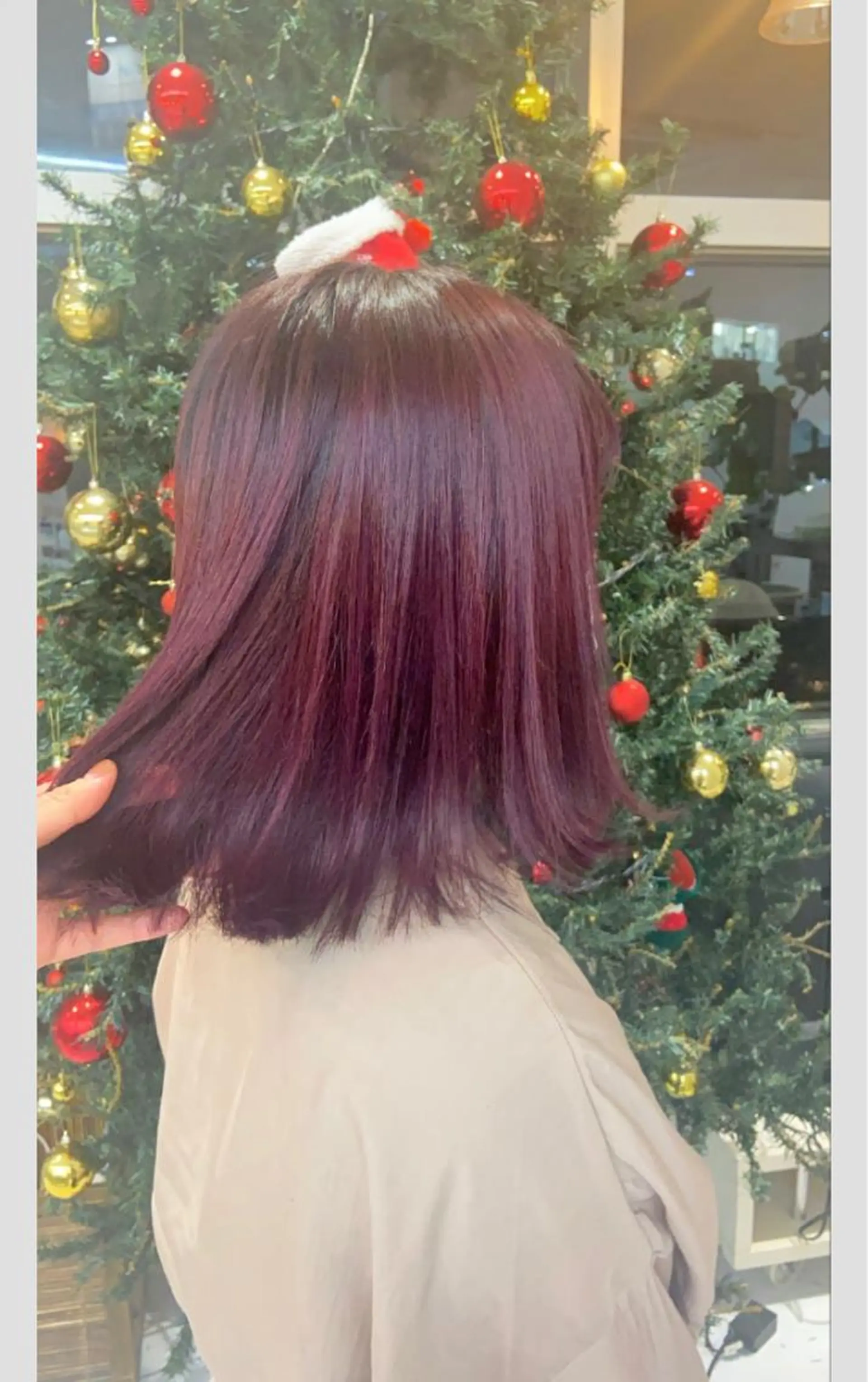 ミディアム ベージュカラー/ いぢちるみのヘアスタイル