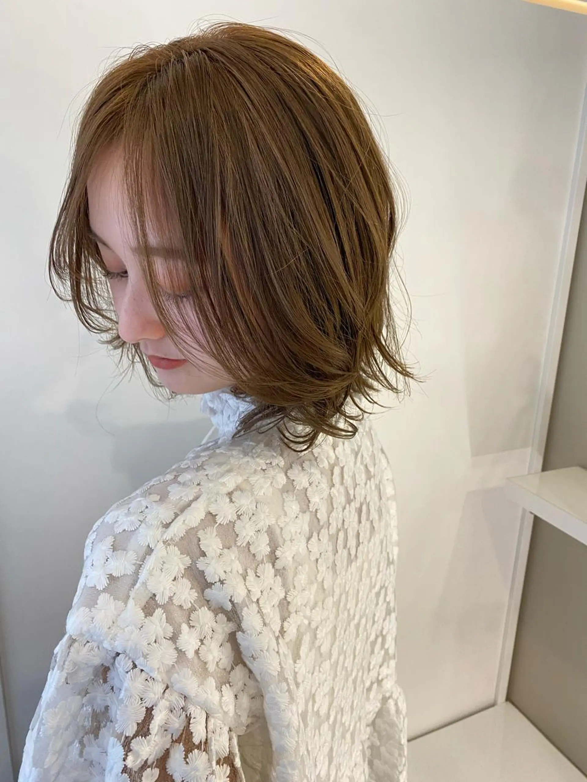 ミディアム カット 山中 大輝のヘアスタイル