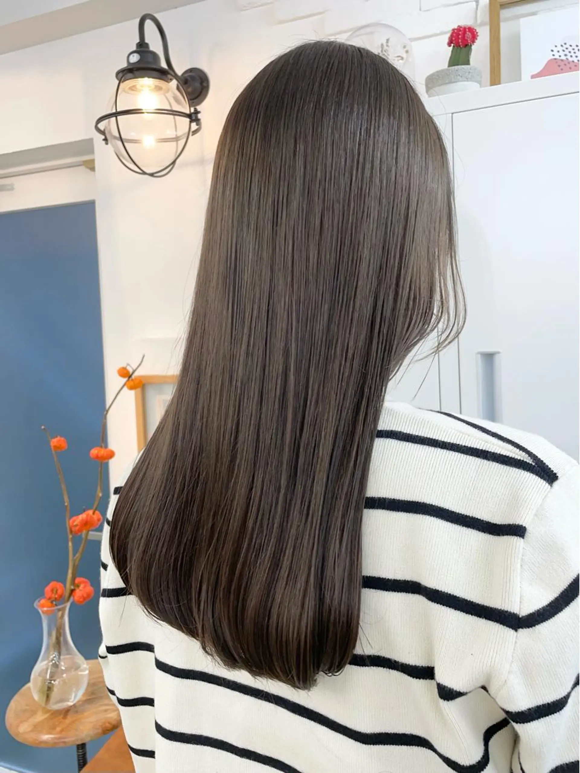 ロング ヘアカラー トリートメント 🌼たけや みのり🌿のヘアスタイル