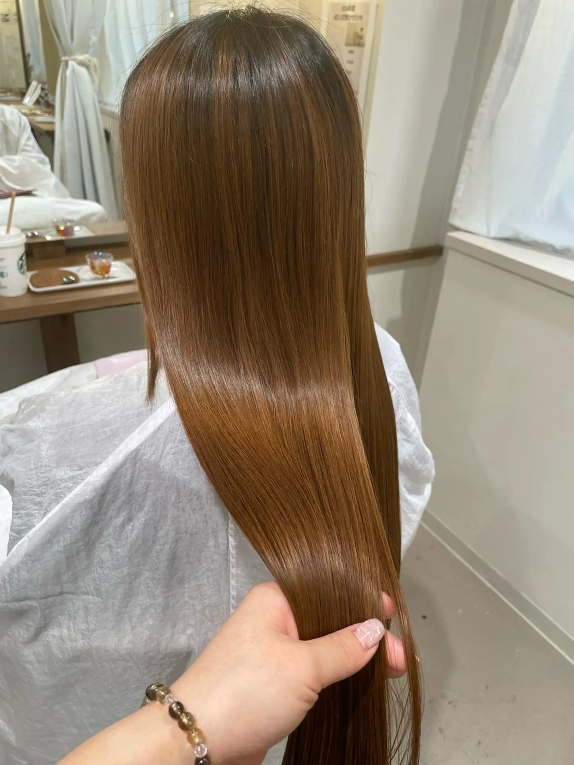 ロング 縮毛矯正 トリートメント cocoluana(ココルアナ)所属・韓国風ヘア専門 🇰🇷Noaのヘアスタイル