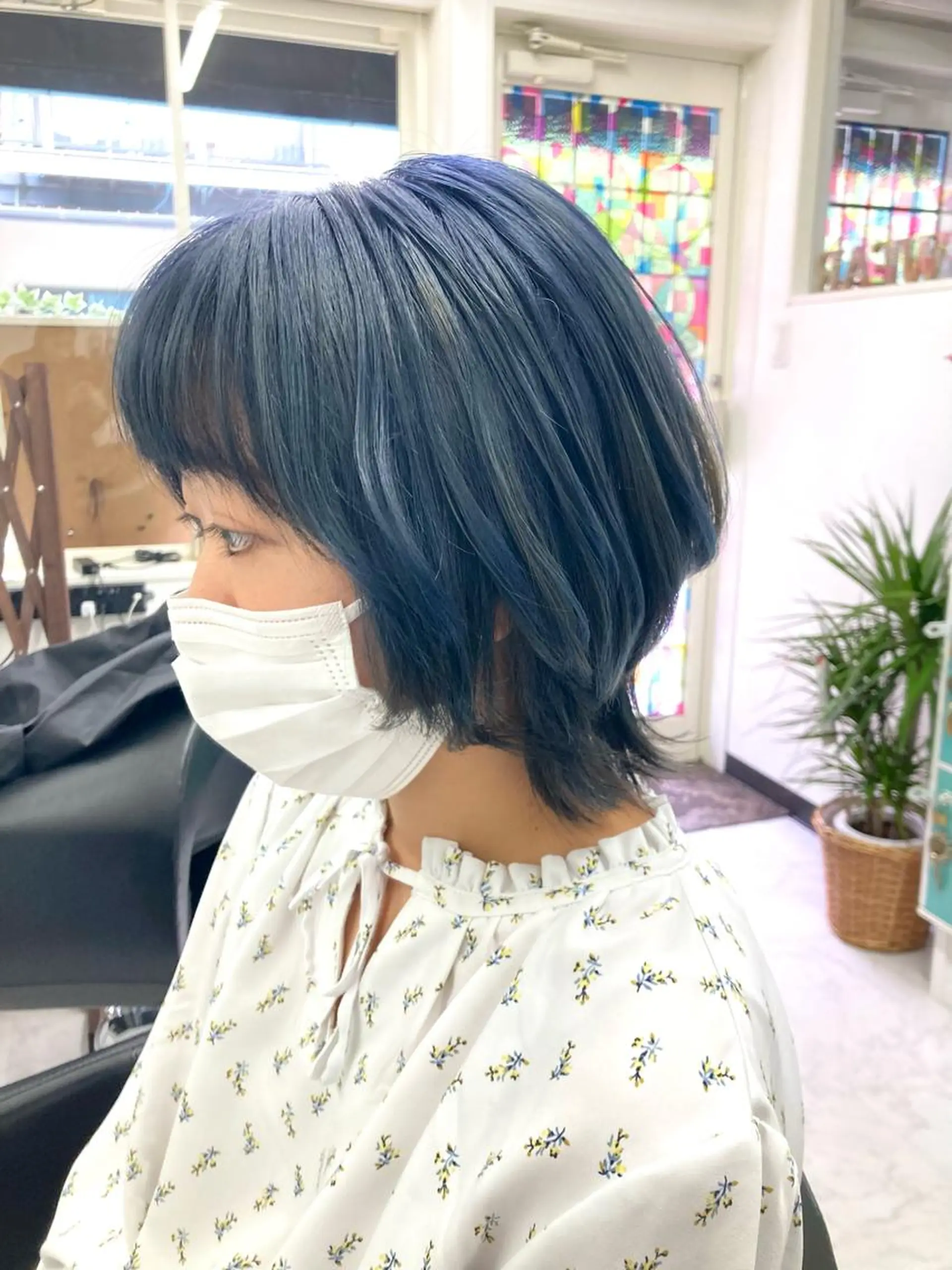 ショート カラー パーマ ヘアアレンジ AIM所属・髪質改善✧︎カラー 💎AIM【アイム】のヘアスタイル