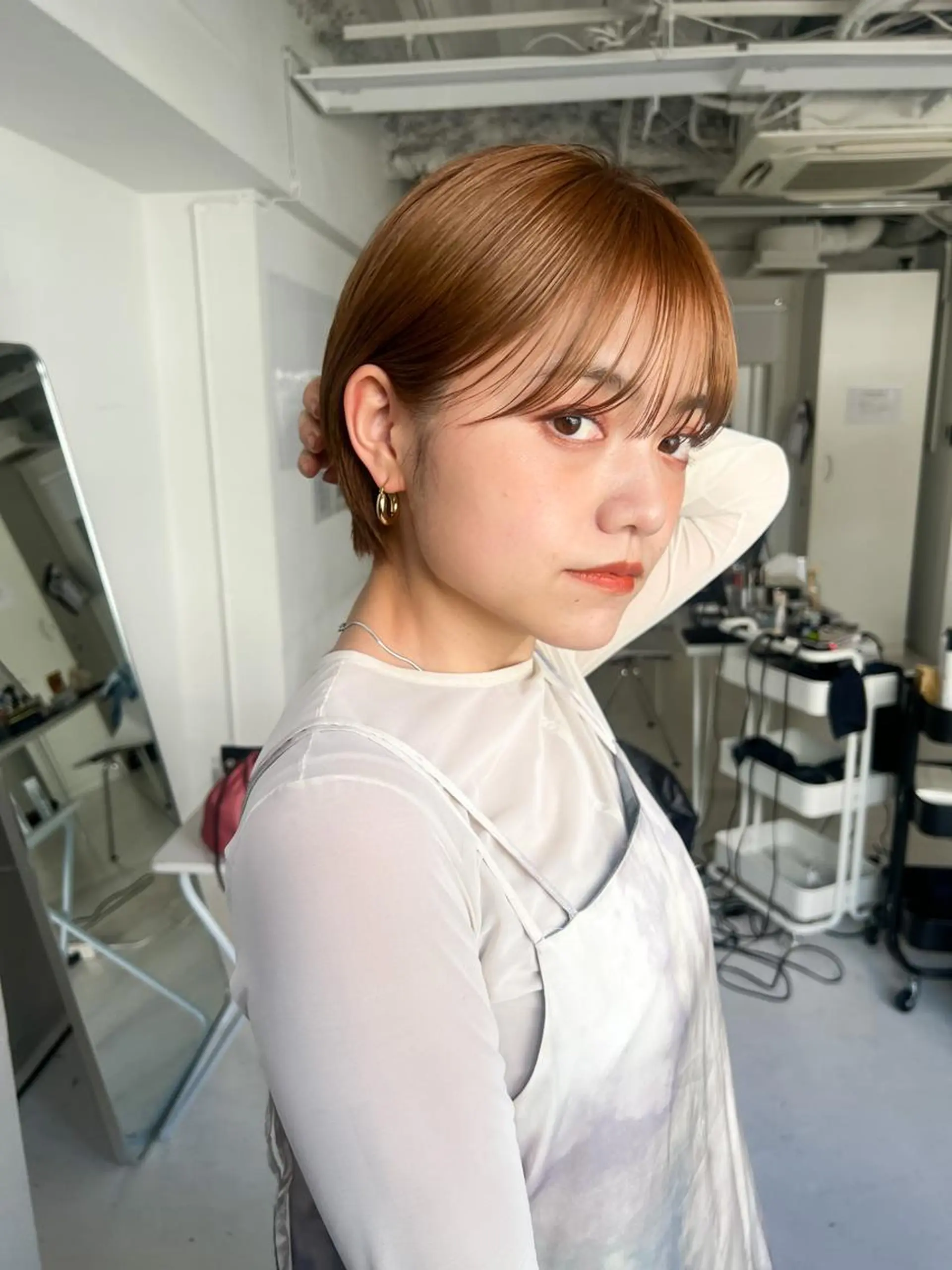 ショート カラー レイヤーカット/ 火ノ見🪡のヘアスタイル