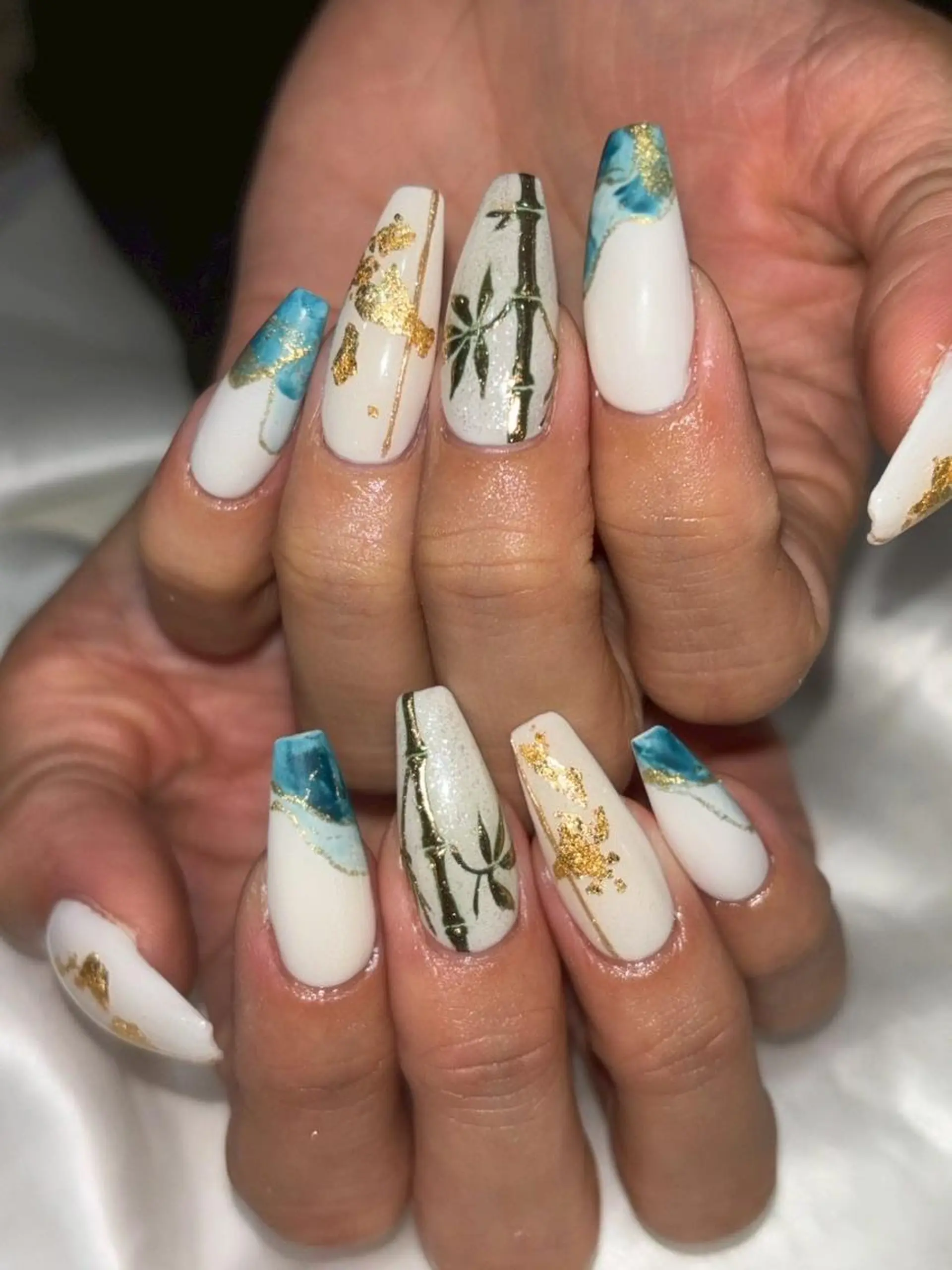 セミロング ハンドネイル Ashliy大宮☆ アシュリーのネイルデザイン