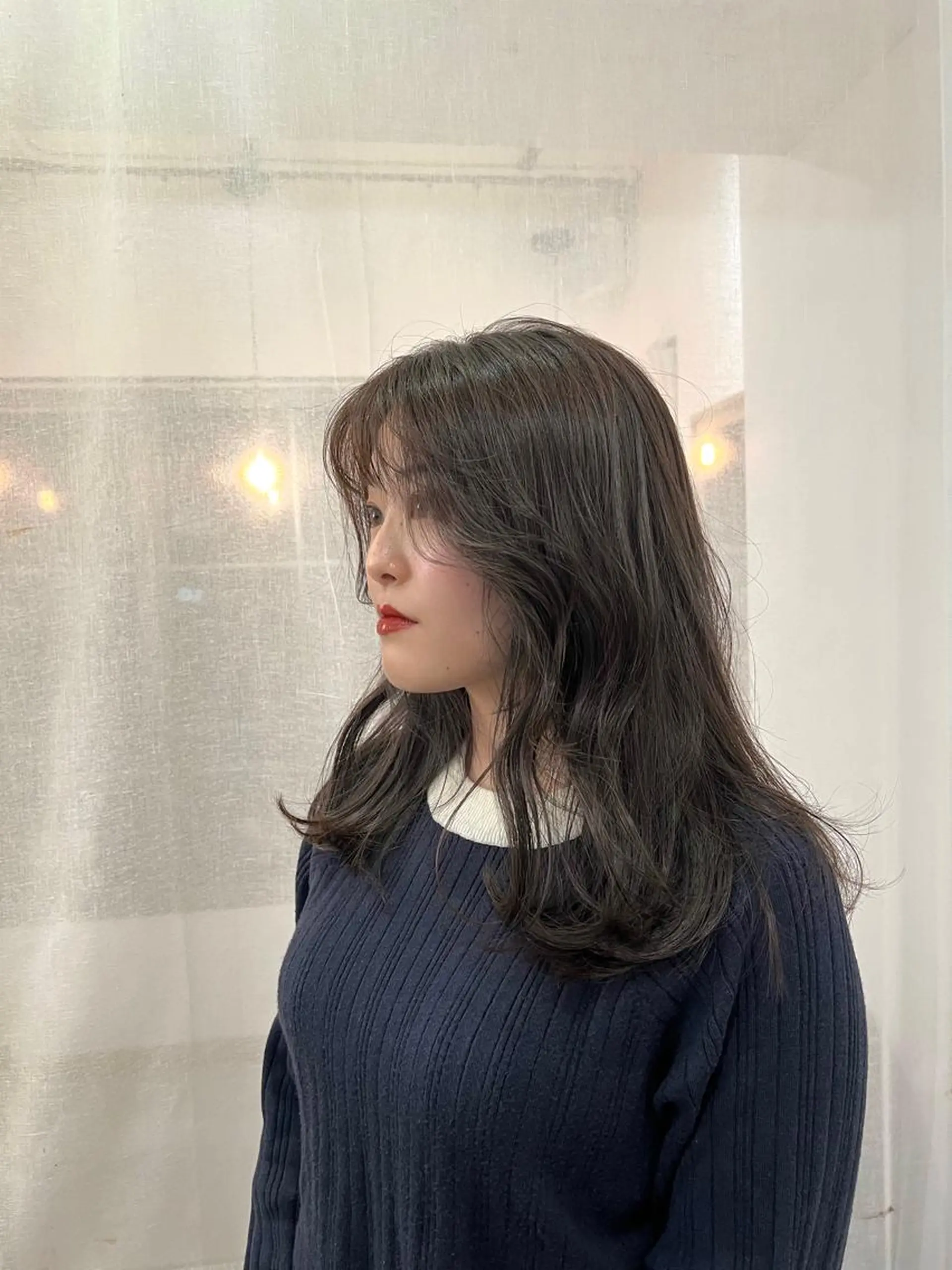 セミロング トリートメント ✂️ハッシュカット/ レイヤー冨田✂️のヘアスタイル