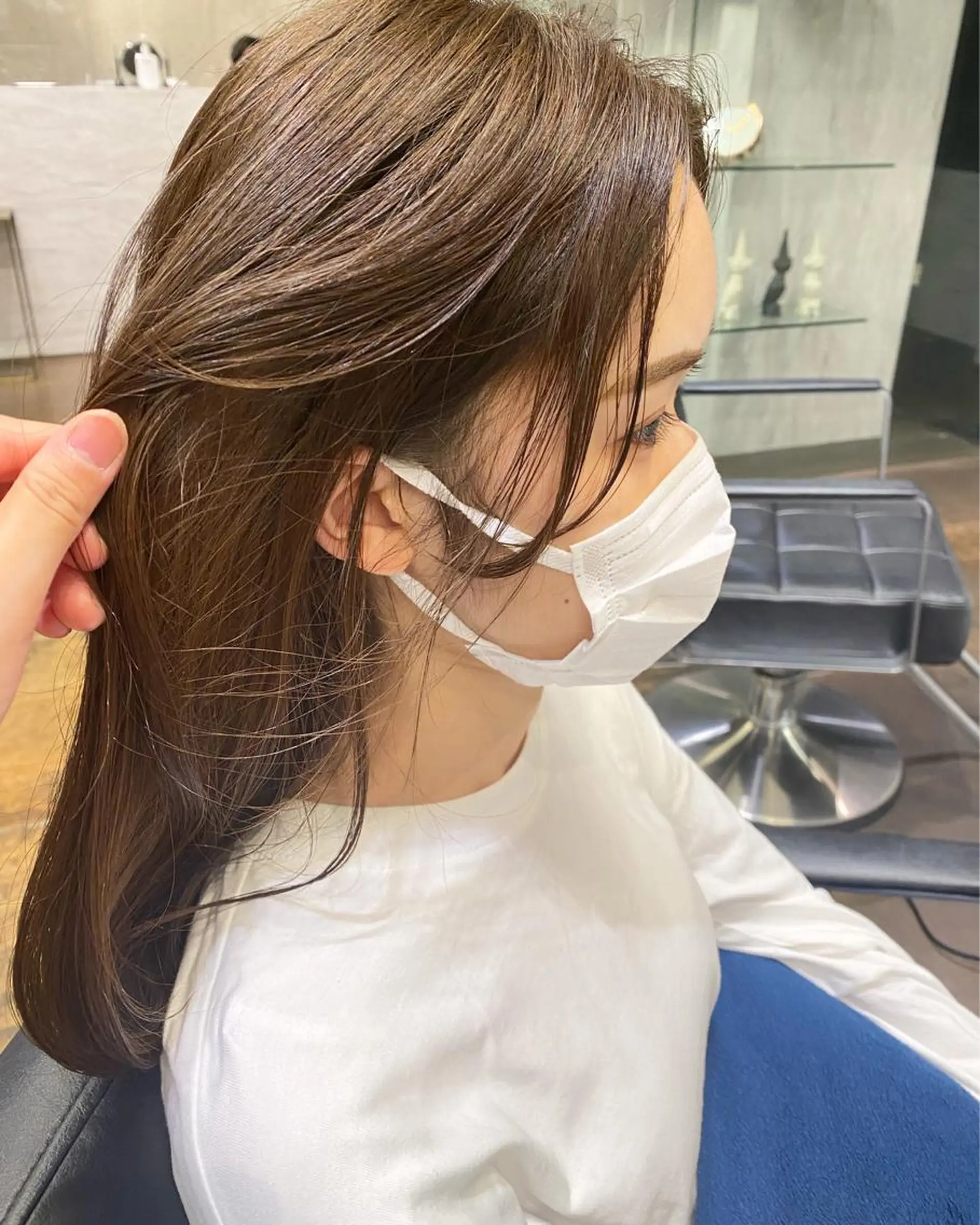 セミロング カラー ROBBY表参道所属・木村【似合わせ ショート】無料✨のヘアスタイル