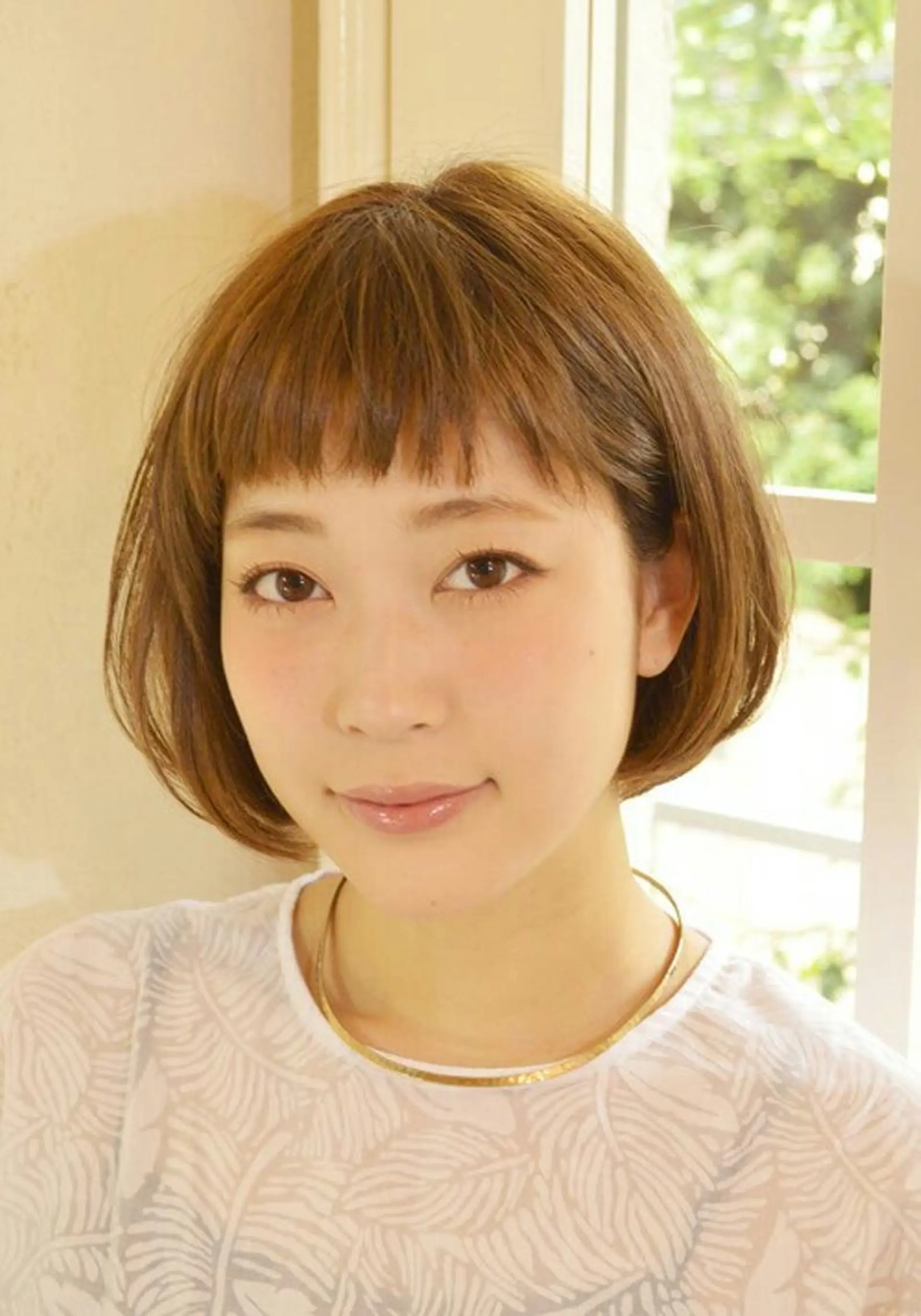 ミディアム カラー 小顔ショート✁ ⁂Yukari⁂のヘアスタイル