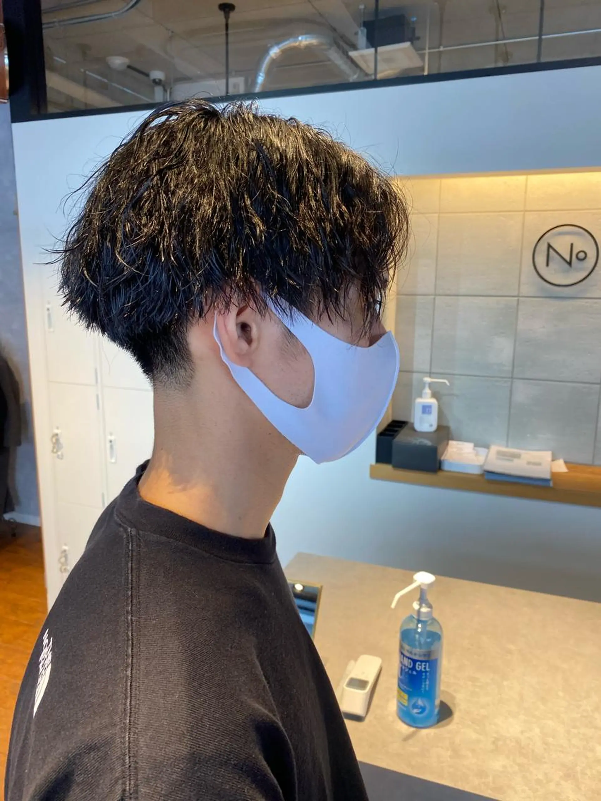 ショート メンズ カット パーマ Number CHIHIROのヘアスタイル