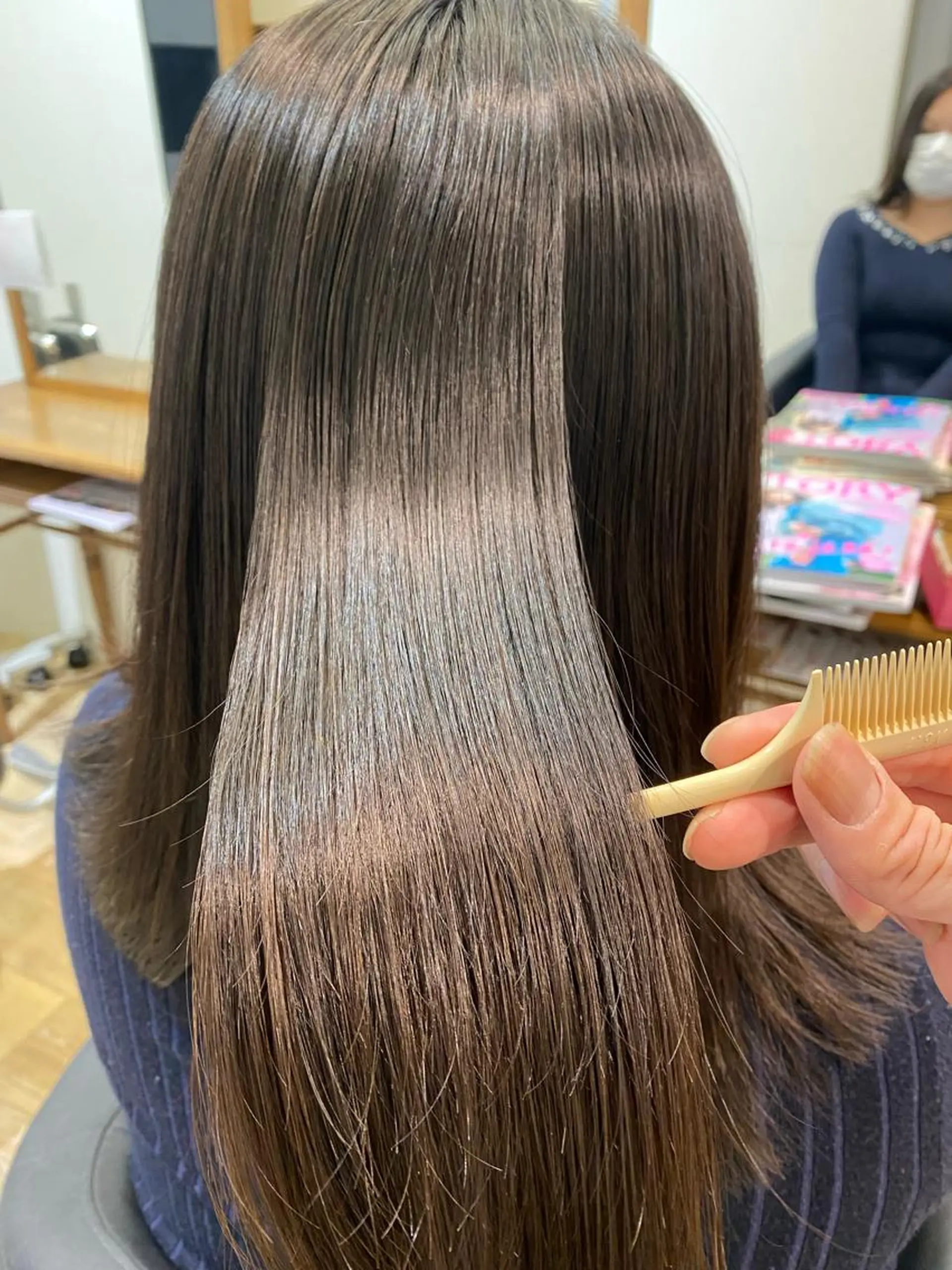 セミロング 髪質改善 縮毛矯正 ✨美髪矯正の専門家✨ 髪質改善　松村のヘアスタイル