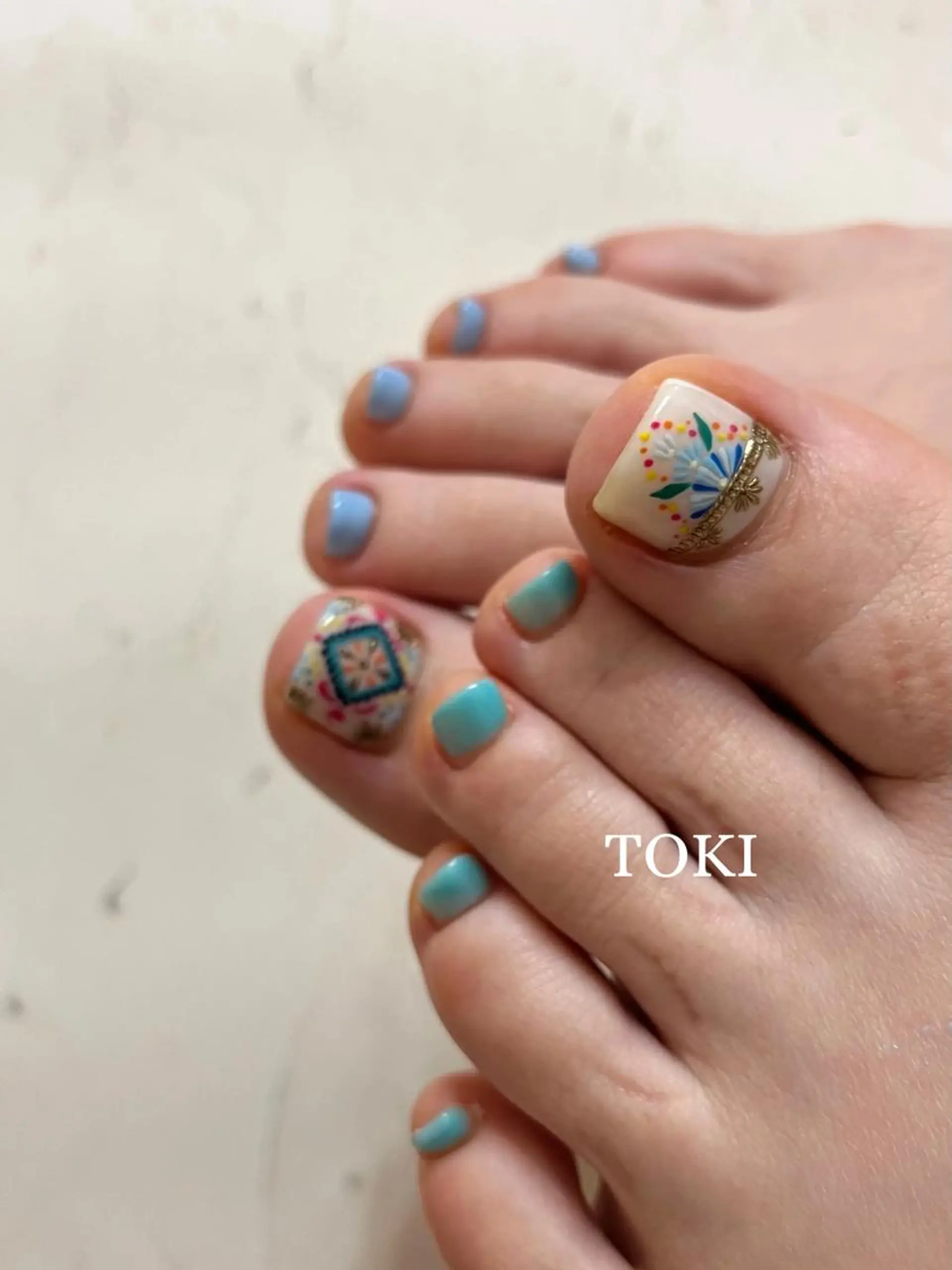 ネイル フットネイル nailsalon TOKIのネイルデザイン