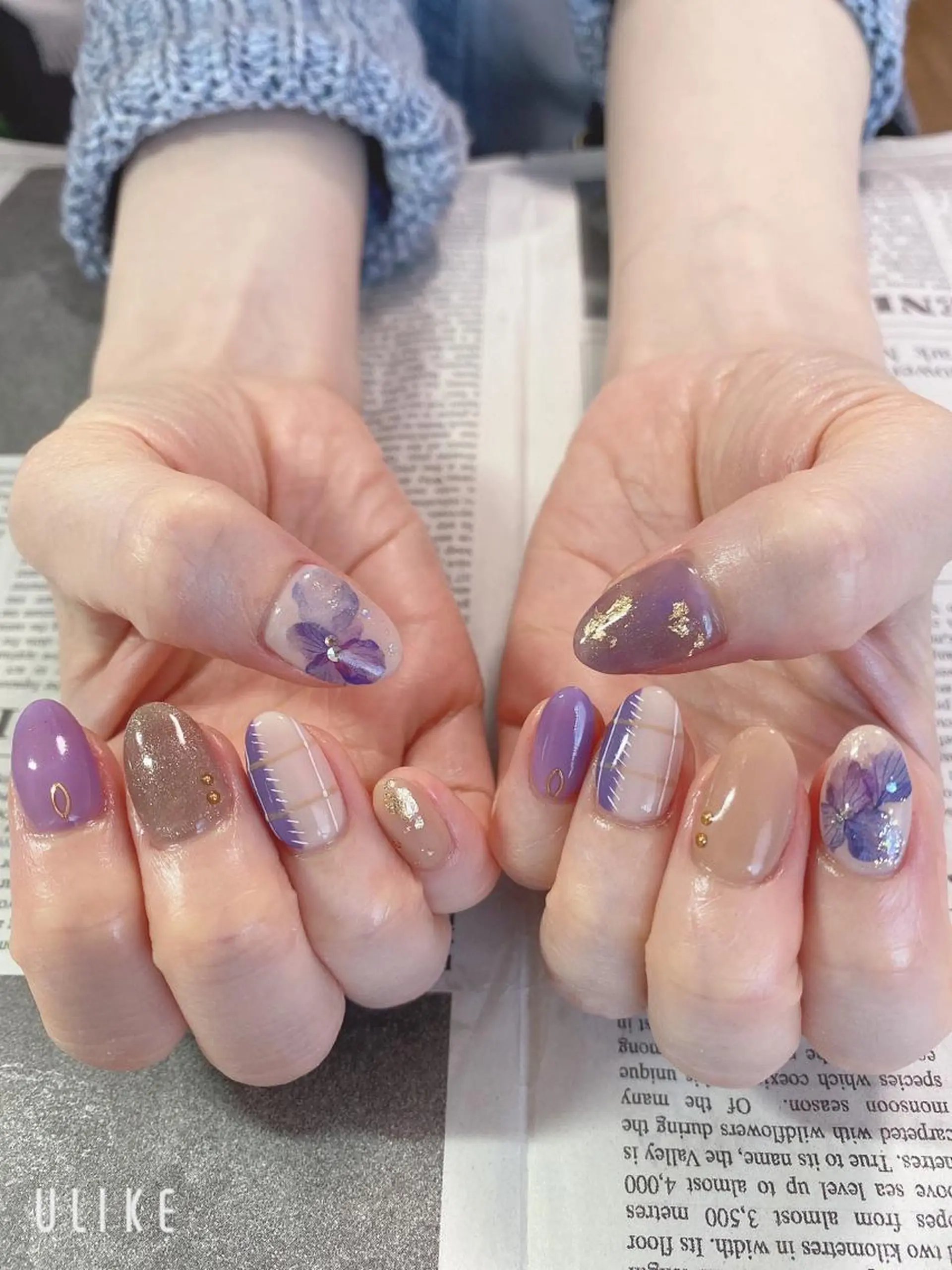 ネイル ハンドネイル ハンドケア 森山 舞のネイルデザイン