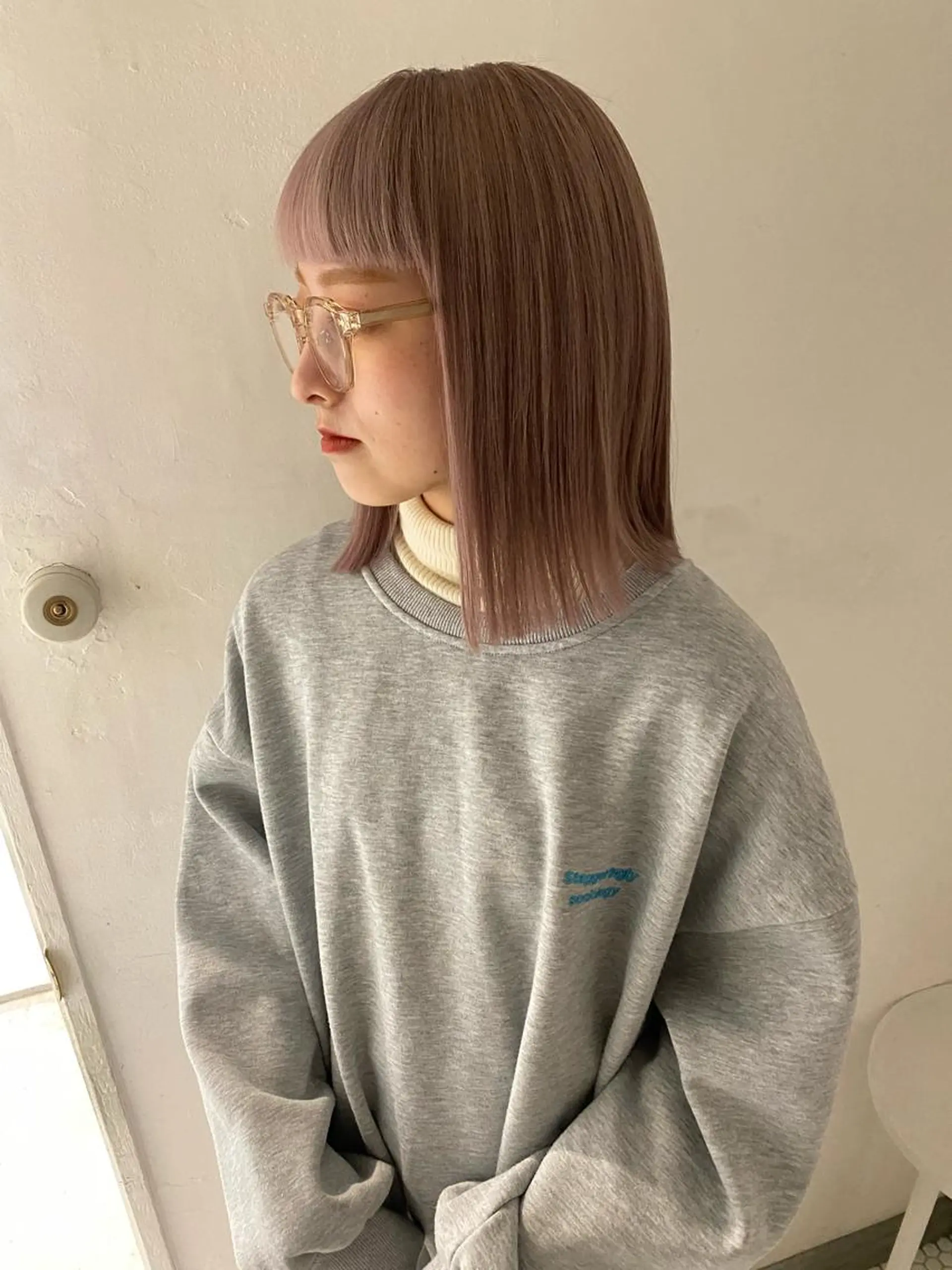 カラー ALLYS 渋谷店所属・最高級の艶のある カラーmei🎨のヘアスタイル