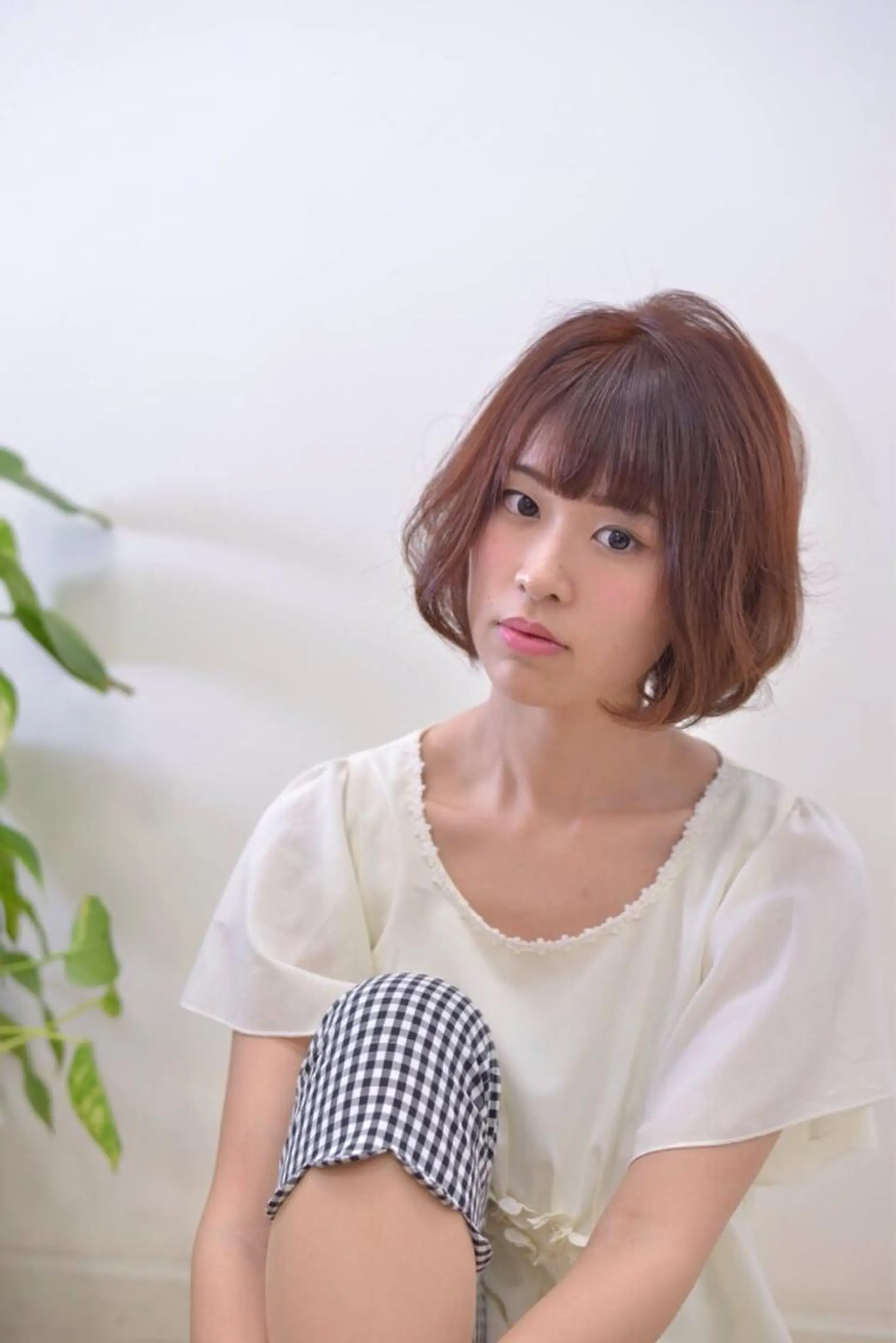 ショート カット 縮毛矯正 髪質改善 阪口 雄佑のヘアスタイル