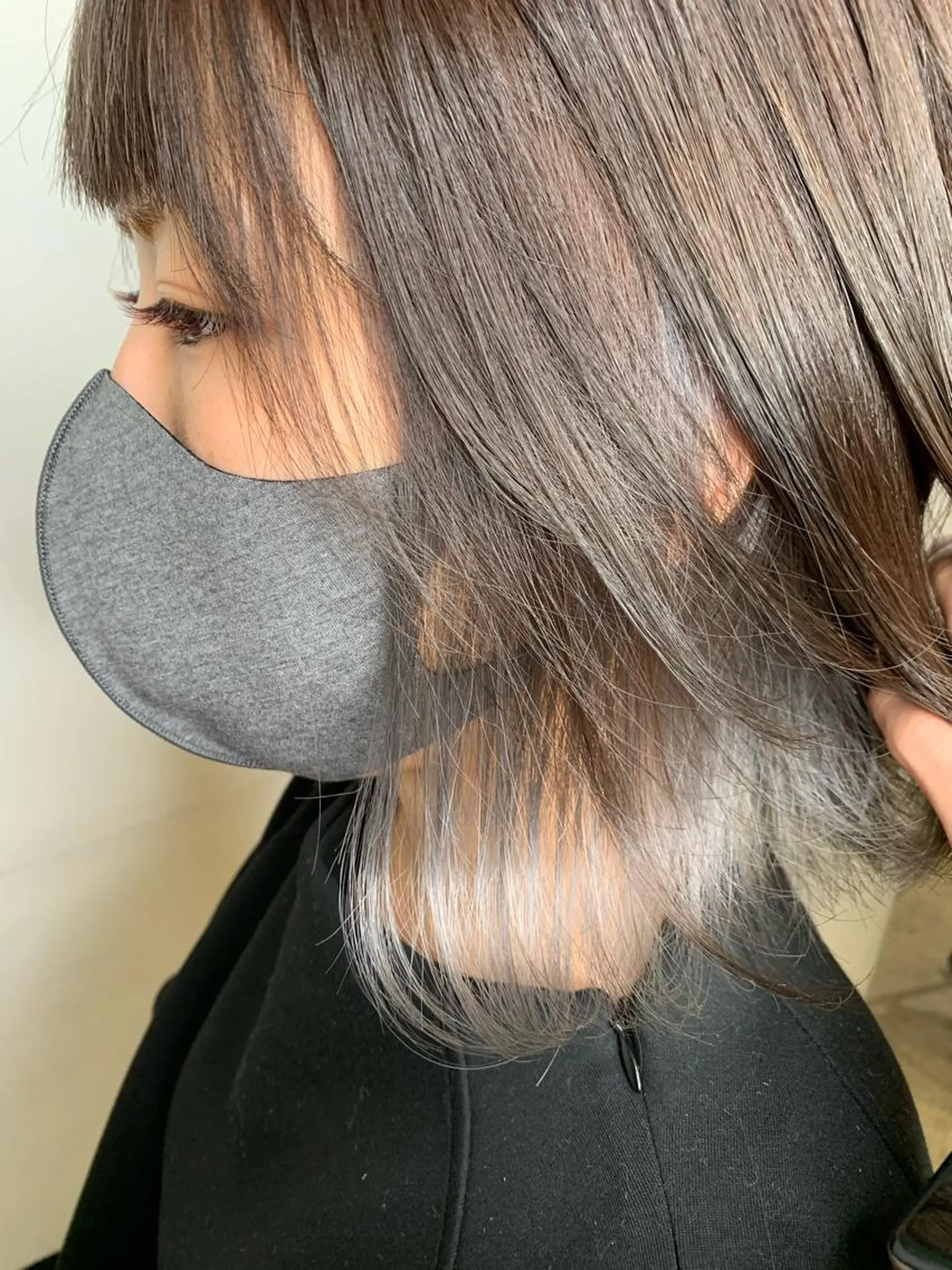 ミディアム カラー ブリーチ インナーカラー 【ロングウルフカット 姫カット】伊藤裕哉のヘアスタイル