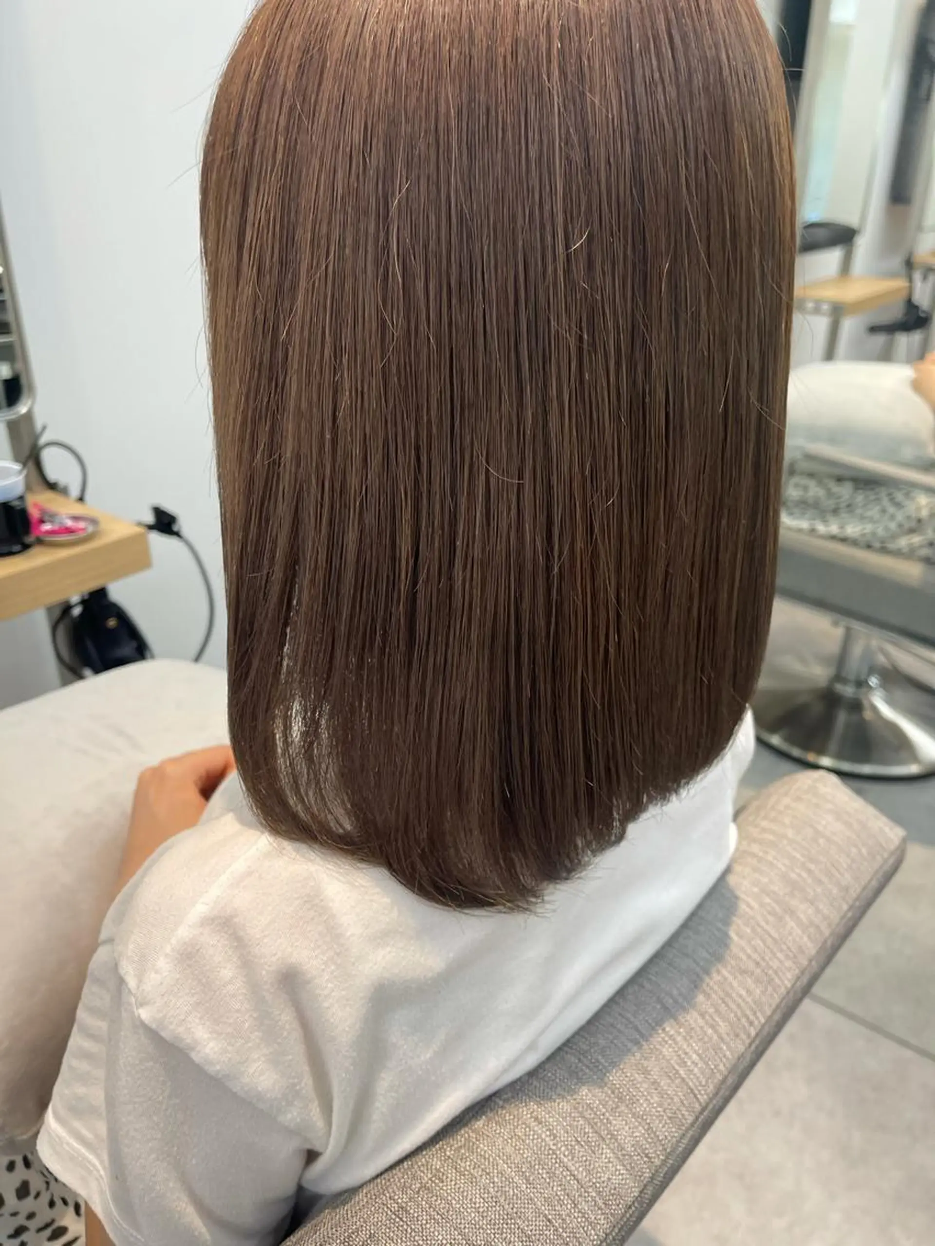 ミディアム カラー カット ヘアカラー トリートメント Aloa透明感ヘア ♡kanami♡のヘアスタイル