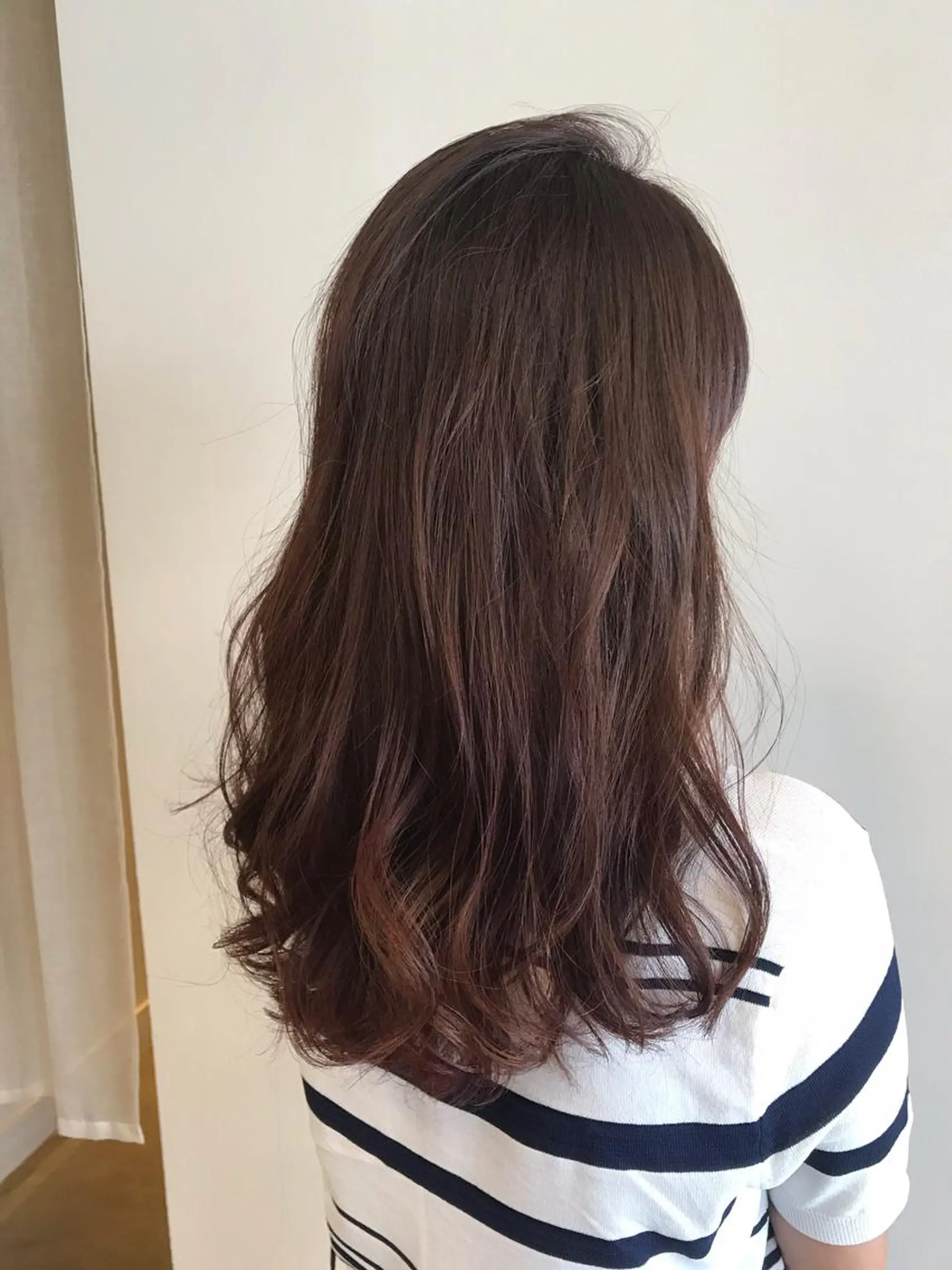 ロング カラー ベージュカラー 透明感カラー ピンクカラー ピンクベージュ デザインカラー🌈 高木リョウのヘアスタイル