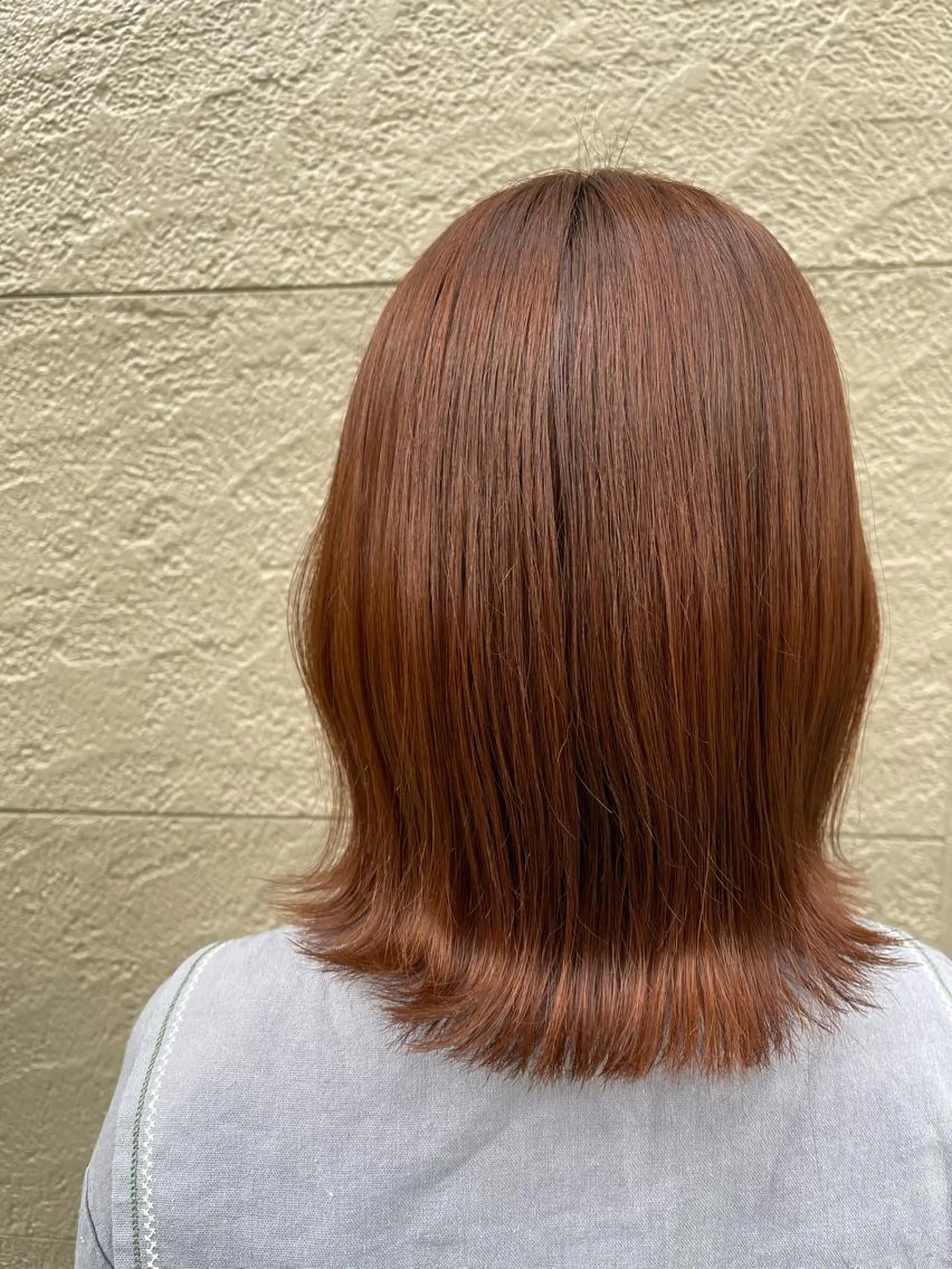 ミディアム カラー ボブ/インナーカラー ショート/佐野祥子のヘアスタイル