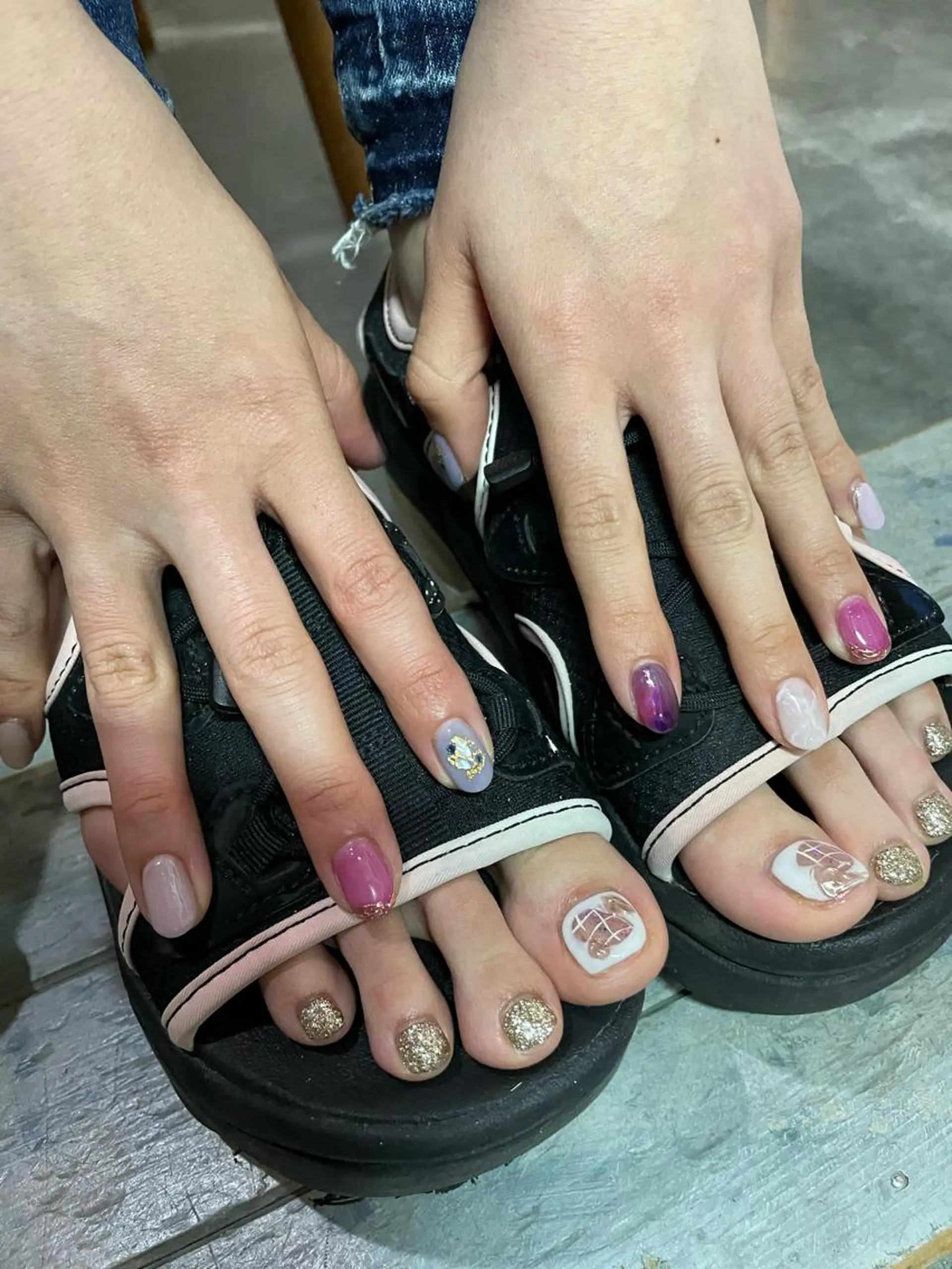 ネイル アートネイル フットネイル シンプルネイル SOL所属・SOL　nail イマナカのネイルデザイン
