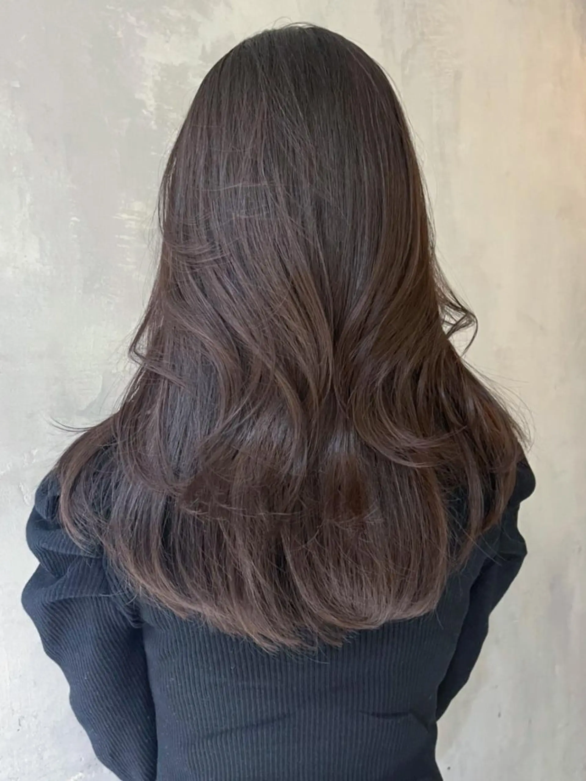 セミロング カラー パーマ ヘアアレンジ ブラウンカラー レイヤーカット ITbyALBUM 藤沢店のヘアスタイル