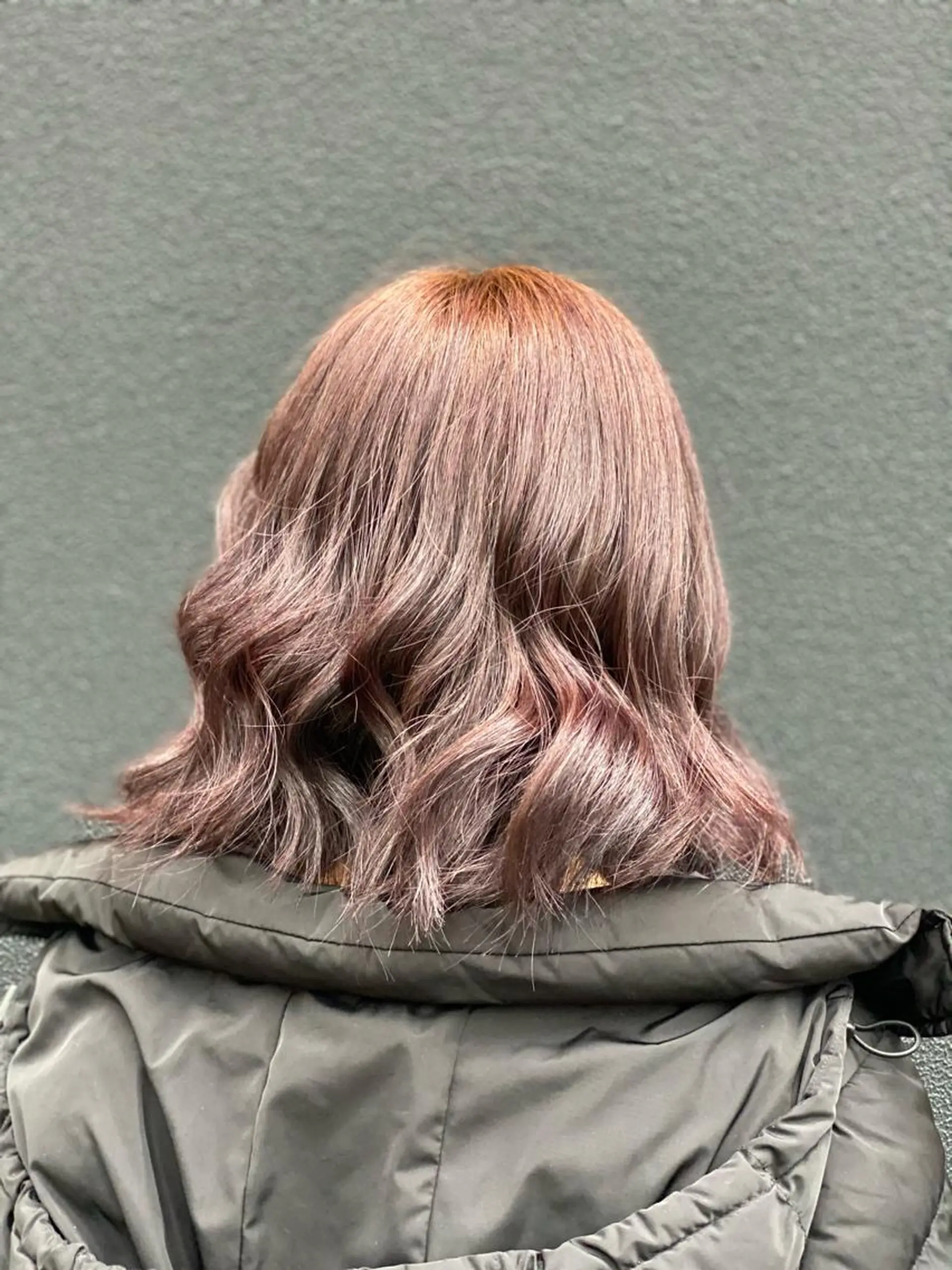 カラー カシス ラベンダーカラー 海老沼 奈月のヘアスタイル