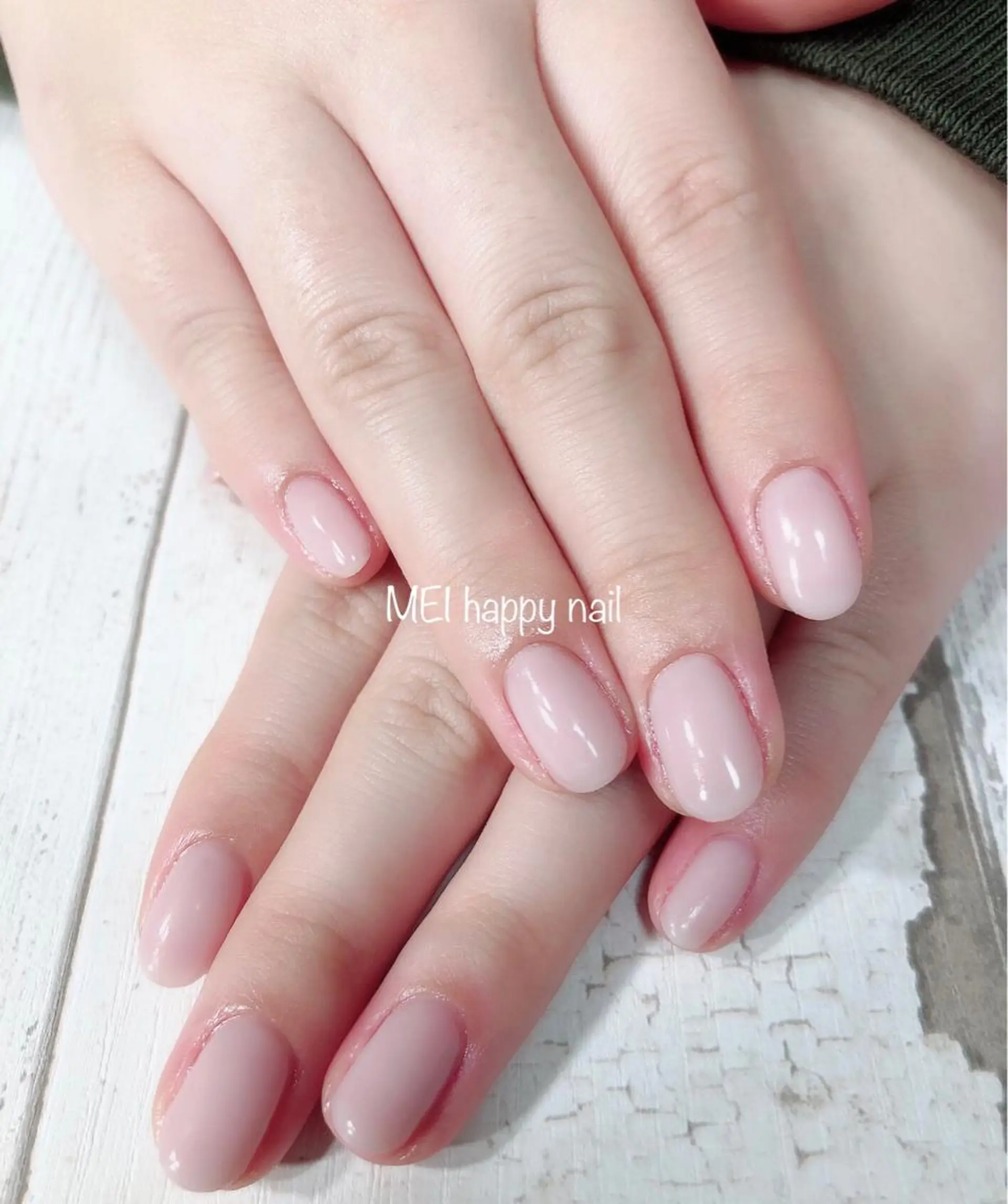 ネイル 北浦和 自爪育成ケアのネイルデザイン