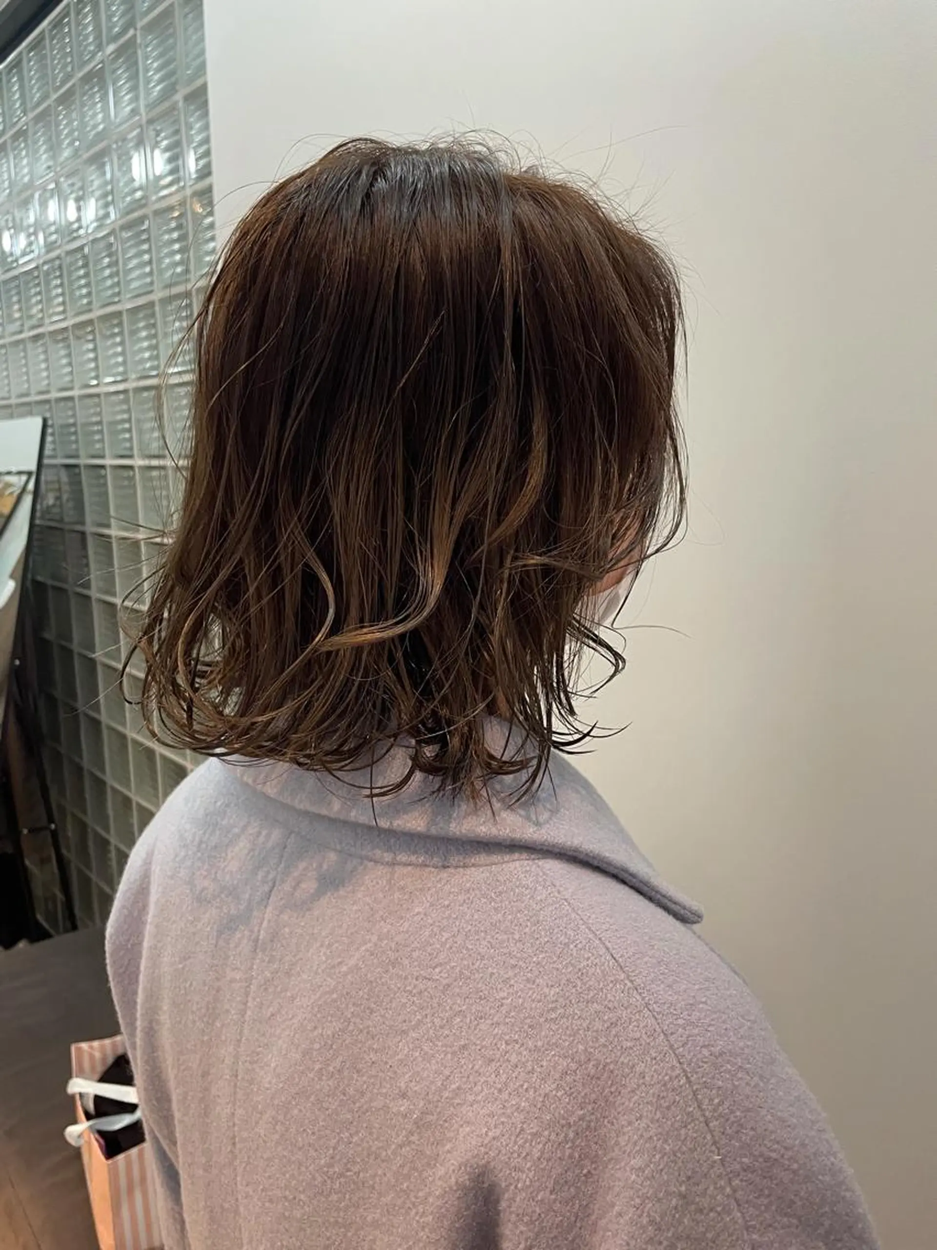 ミディアム カラー ベージュカラー One By The Ect所属・ショート/脱白髪染め ☆宇﨑悠実のヘアスタイル