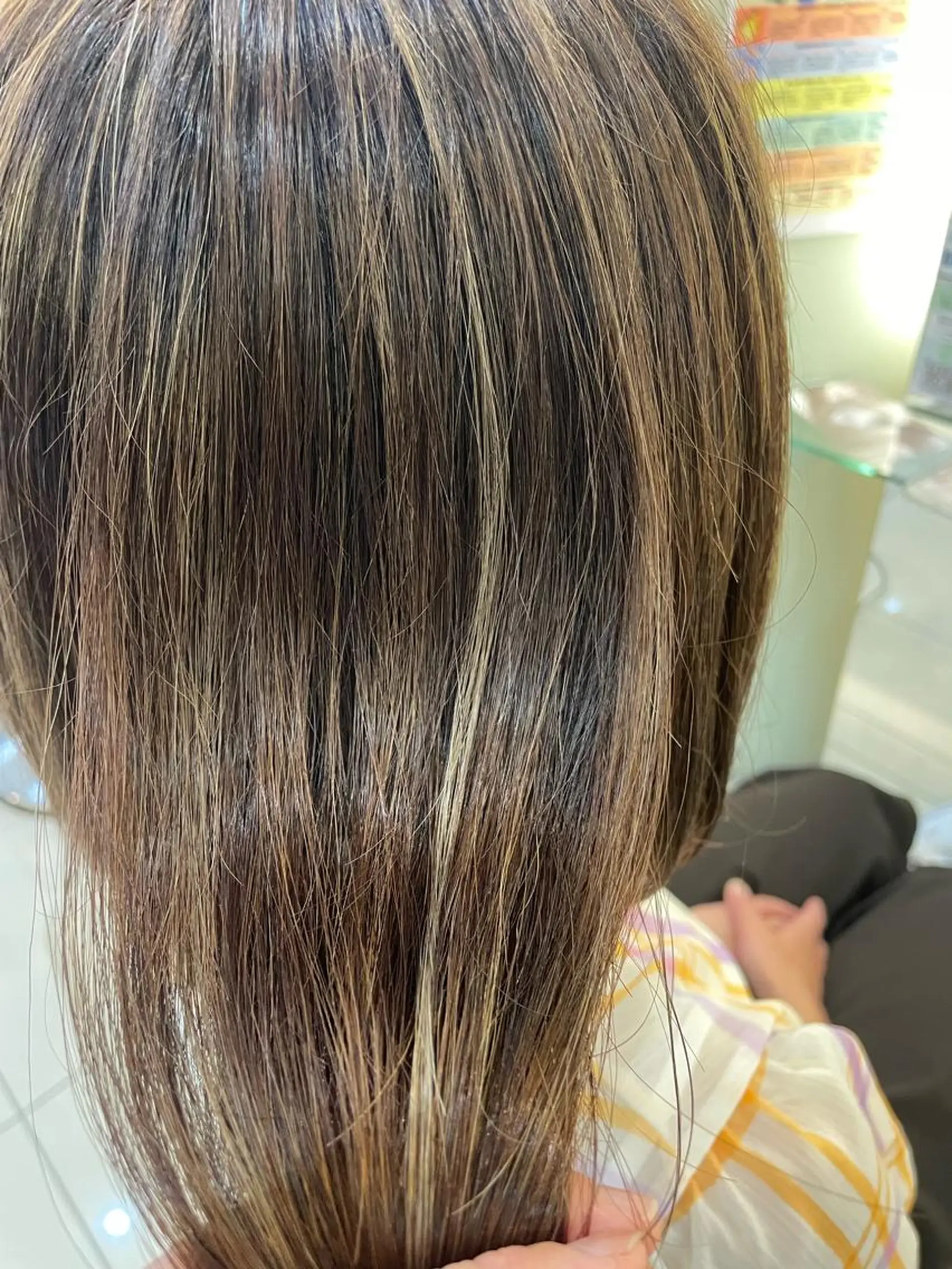 ミディアム カラー ヘアアレンジ ヘアカラー トリートメント リリー /Men's/パーマのヘアスタイル