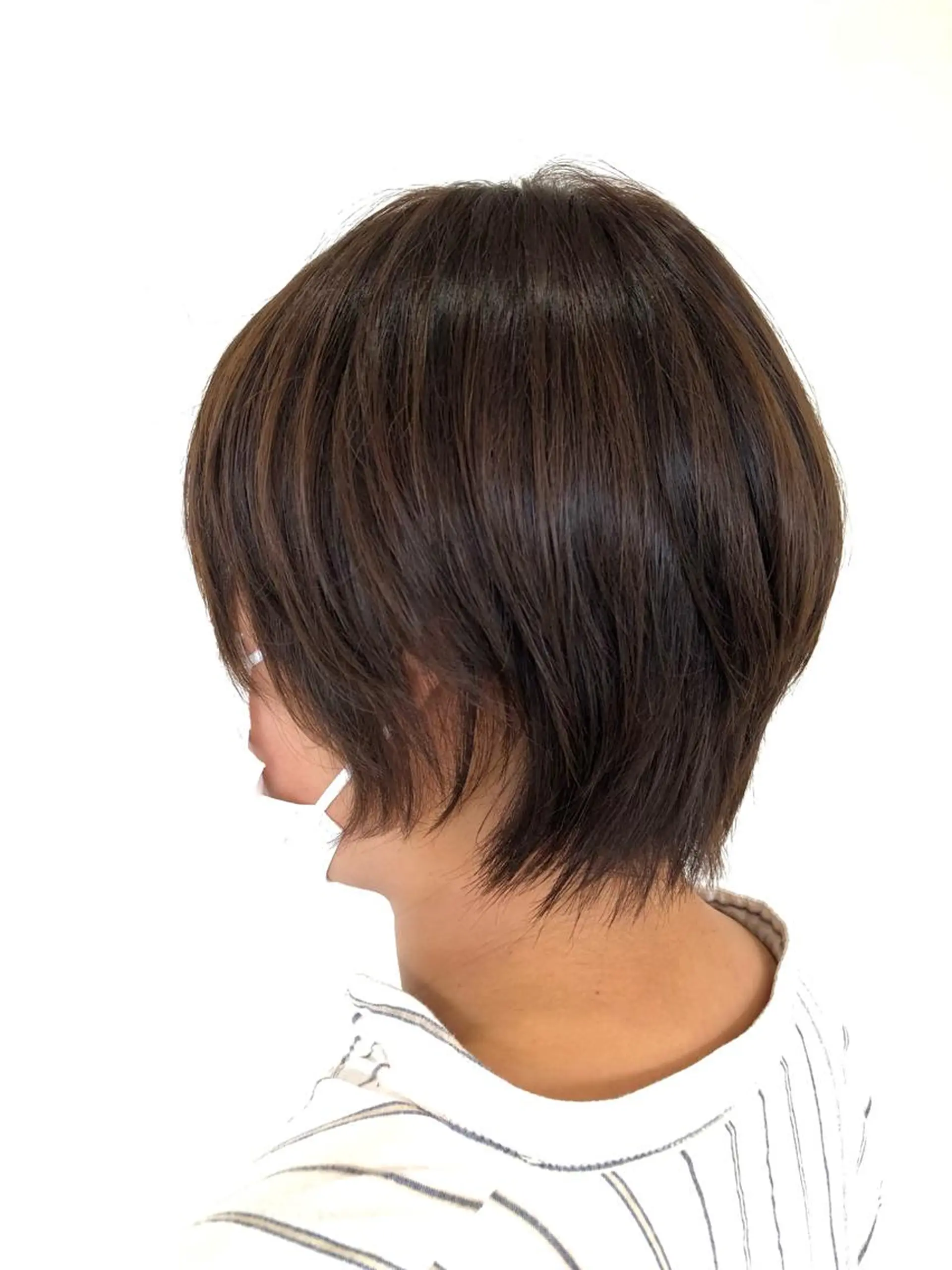 ショート ショートボブ ボブ ショートヘア ショート/白髪ぼかし 君和田若菜のヘアスタイル