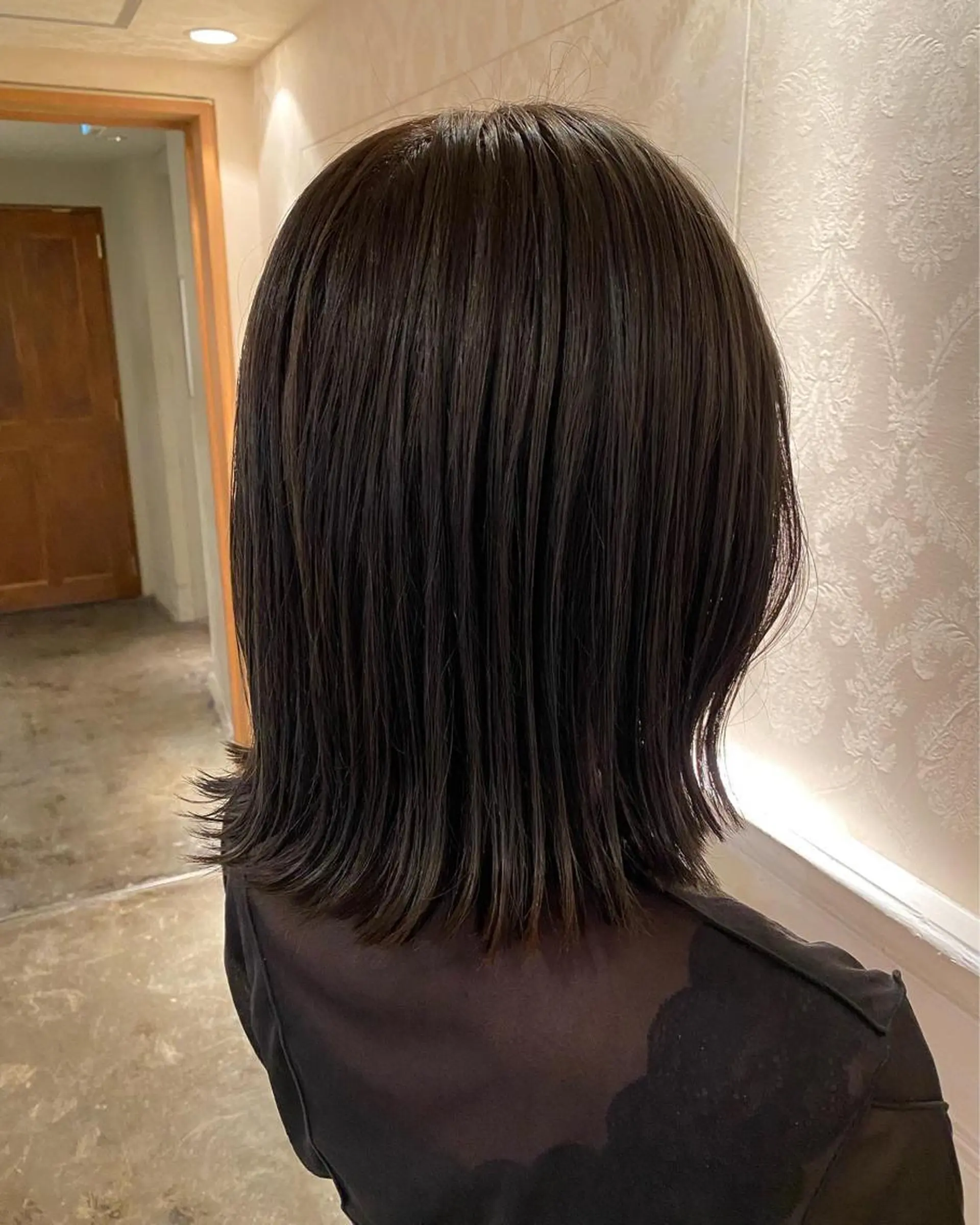 ミディアム カット ヘアカラー トリートメント 髪質改善／美髪矯正 林田和真のヘアスタイル