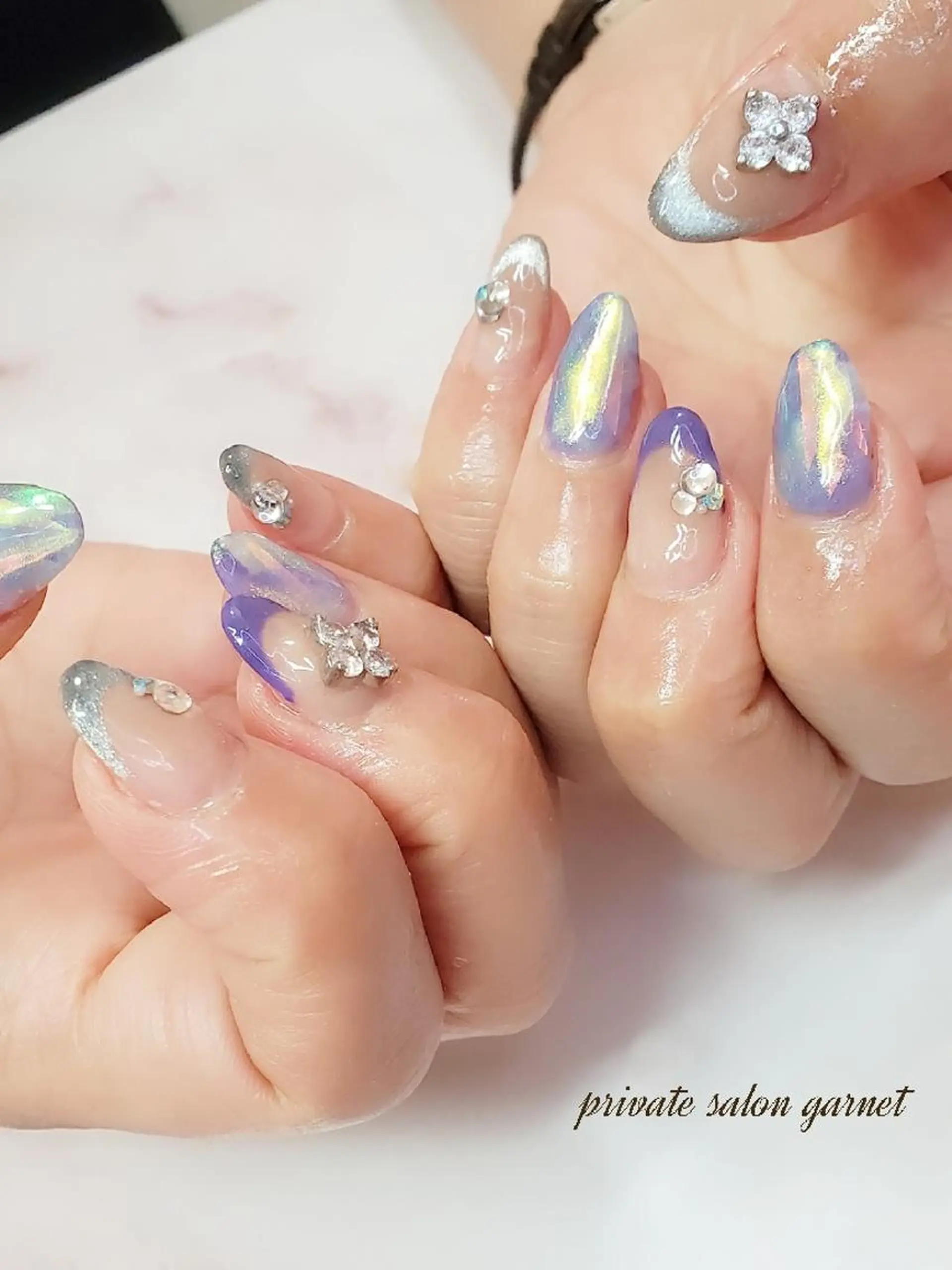 ネイル マグネットネイル Garnet nailのネイルデザイン