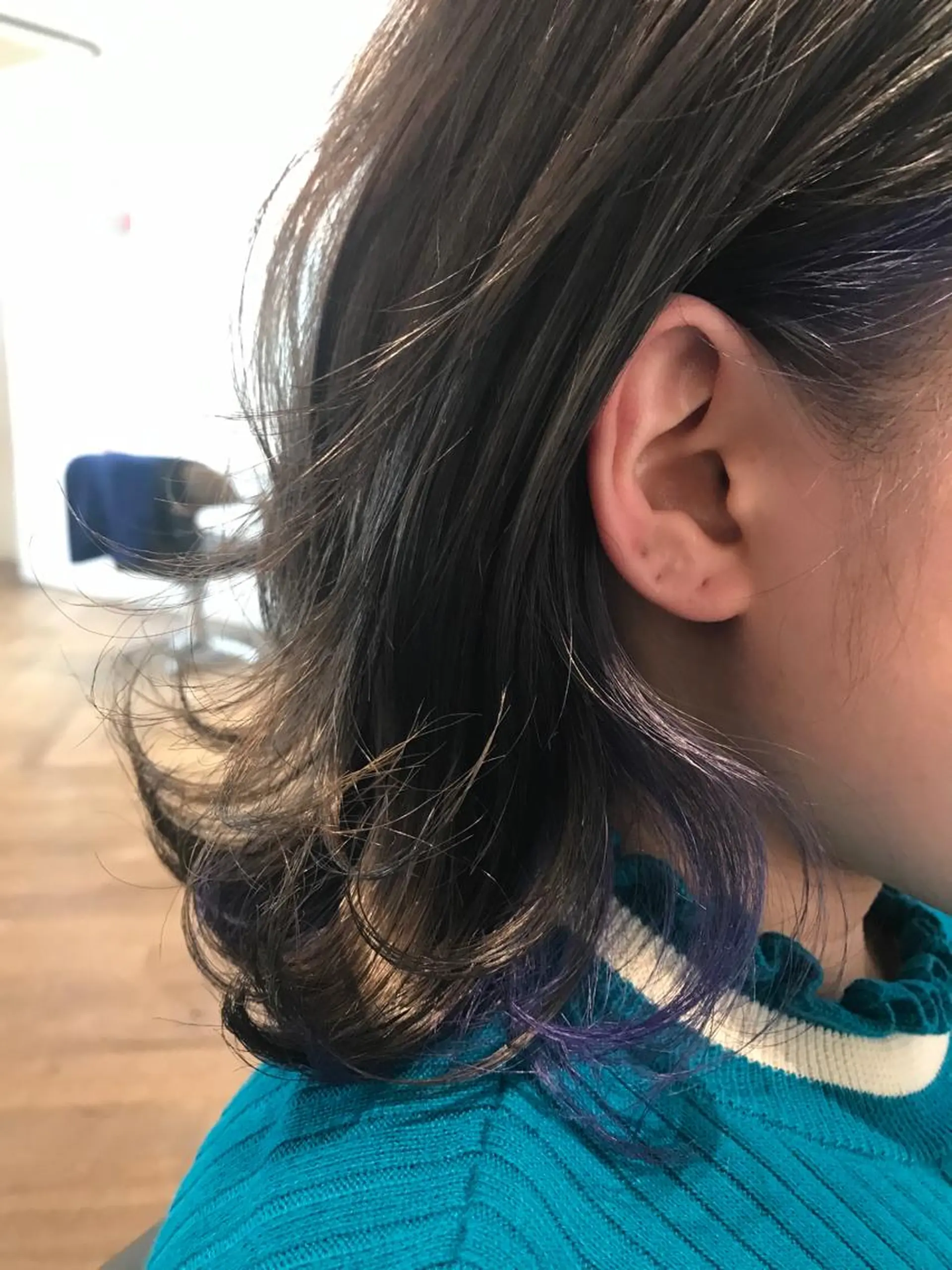 ミディアム カラー ブルーカラー カット ヘアカラー トリートメント 代官山/恵比寿所属・髪質改善/縮毛矯正 専門　代官山/恵比寿のヘアスタイル