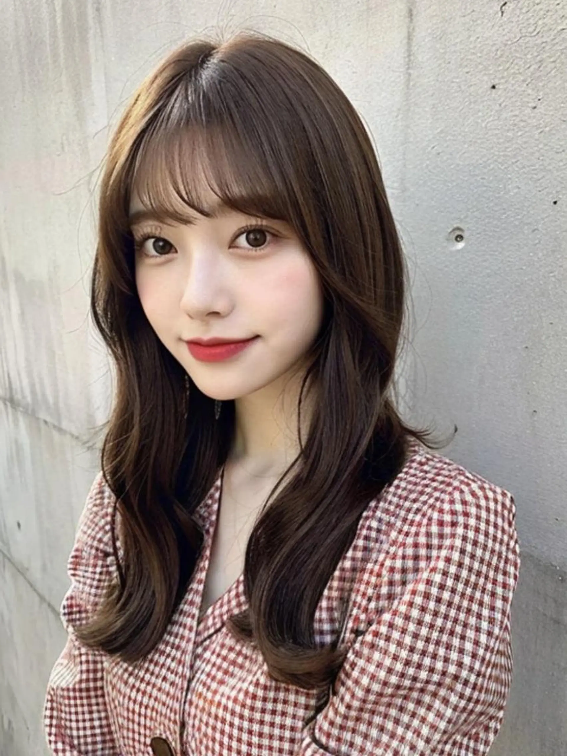 セミロング 髪質改善🇰🇷 レイヤーカット/梅田のヘアスタイル