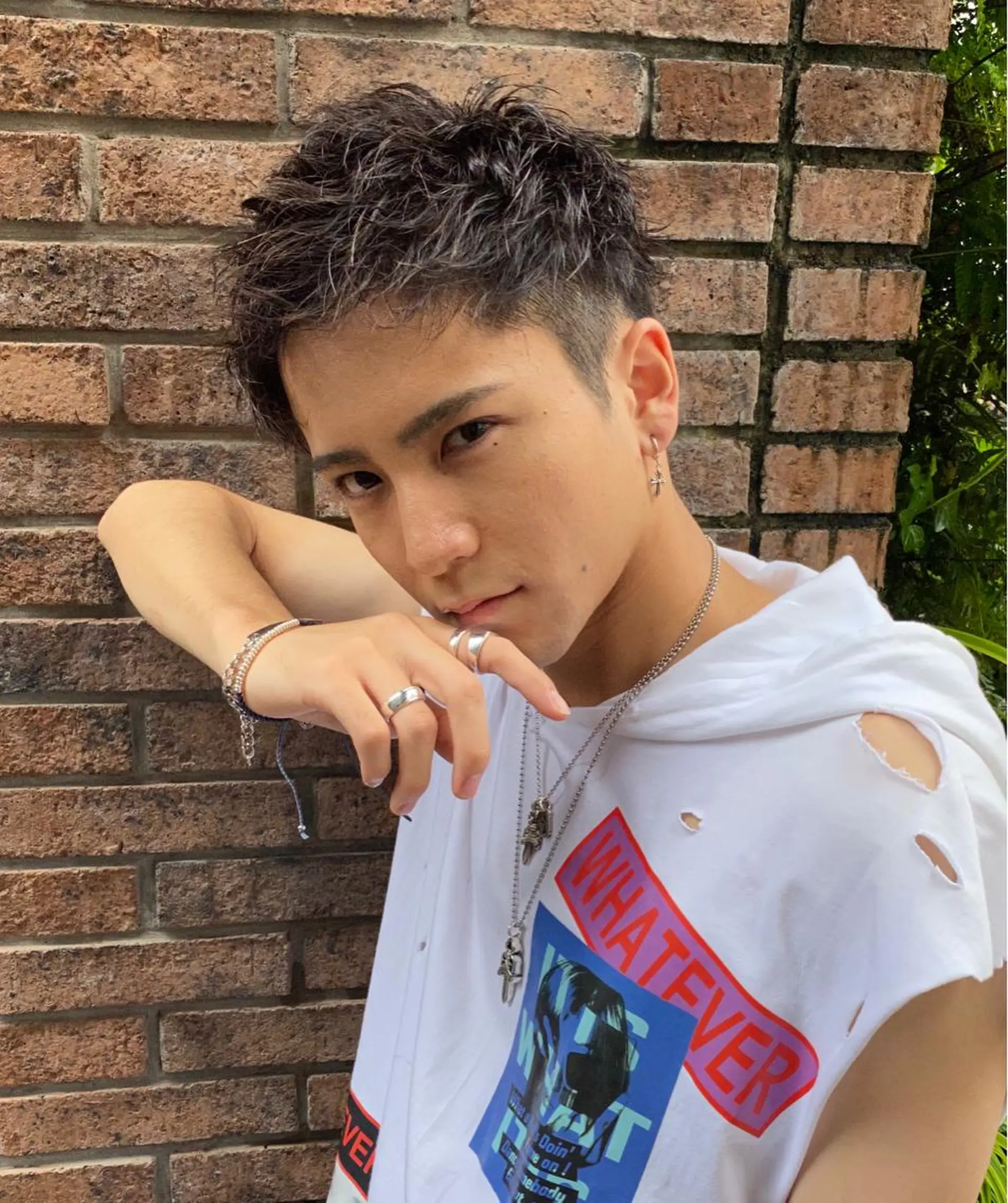 ショート カラー パーマ ヘアアレンジ メンズ カット パーマ トリートメント ヘアセット Loy所属・メンズヘアの達人 パーマ 縮毛矯正🔷のヘアスタイル