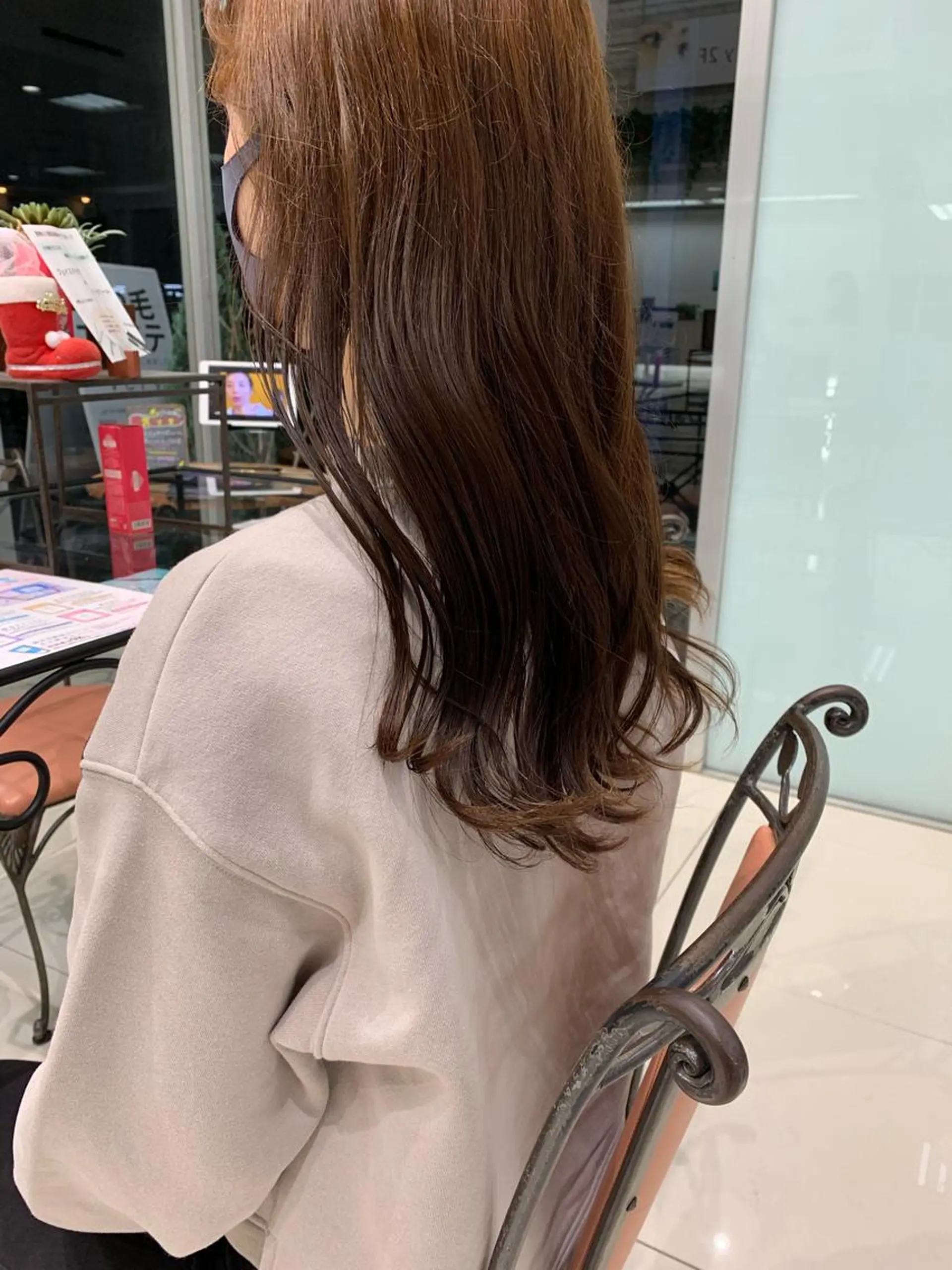 セミロング 韓国ヘア/髪質改善 /艶カラー/sahoのヘアスタイル