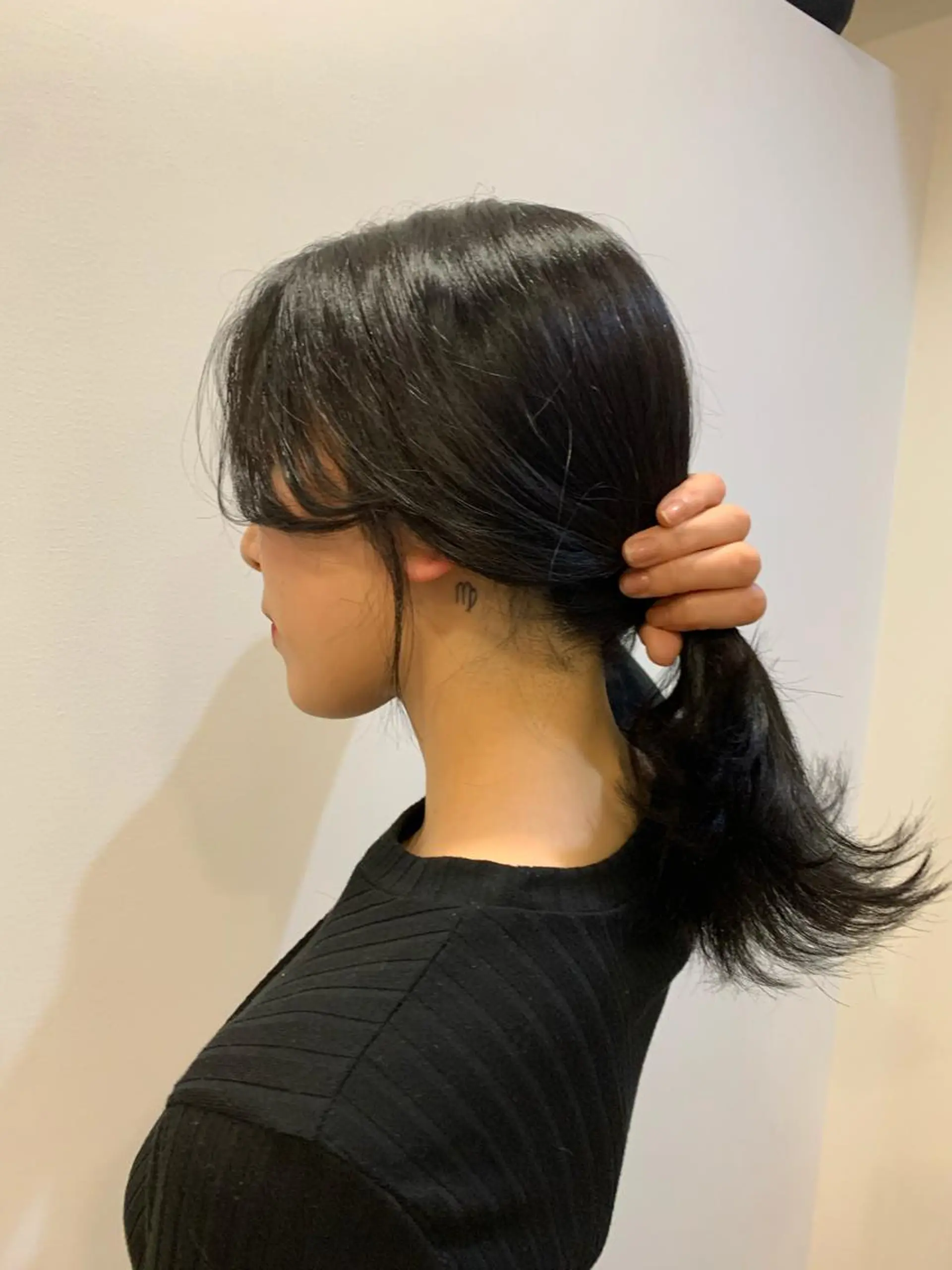 ミディアム カラー 顔周りカット 韓国風ヘア 現地韓国ヘア🇰🇷 Chisaki치사키のヘアスタイル