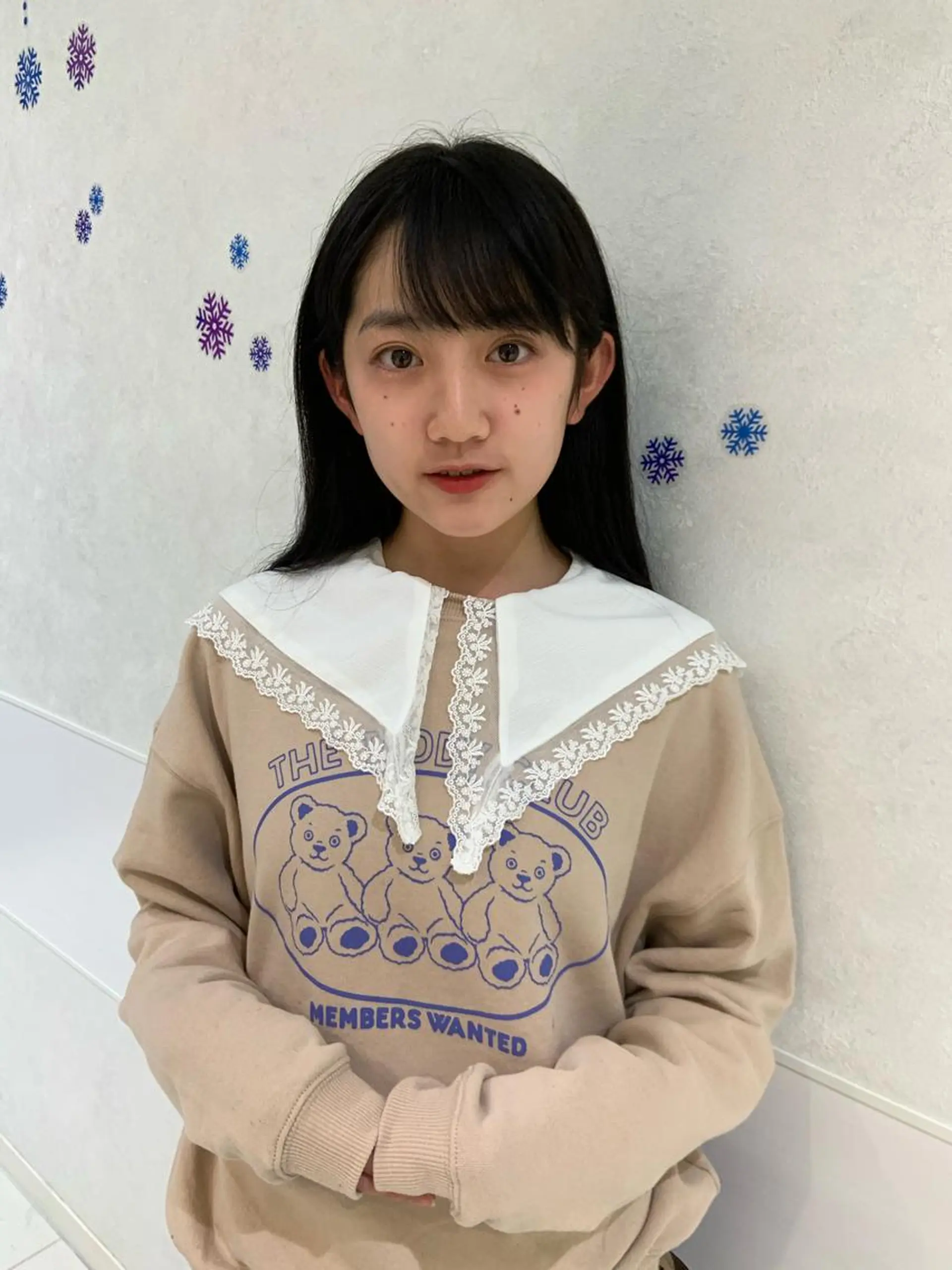 ロング パーマ ハイトーンカラー🤍 山下 優華のヘアスタイル