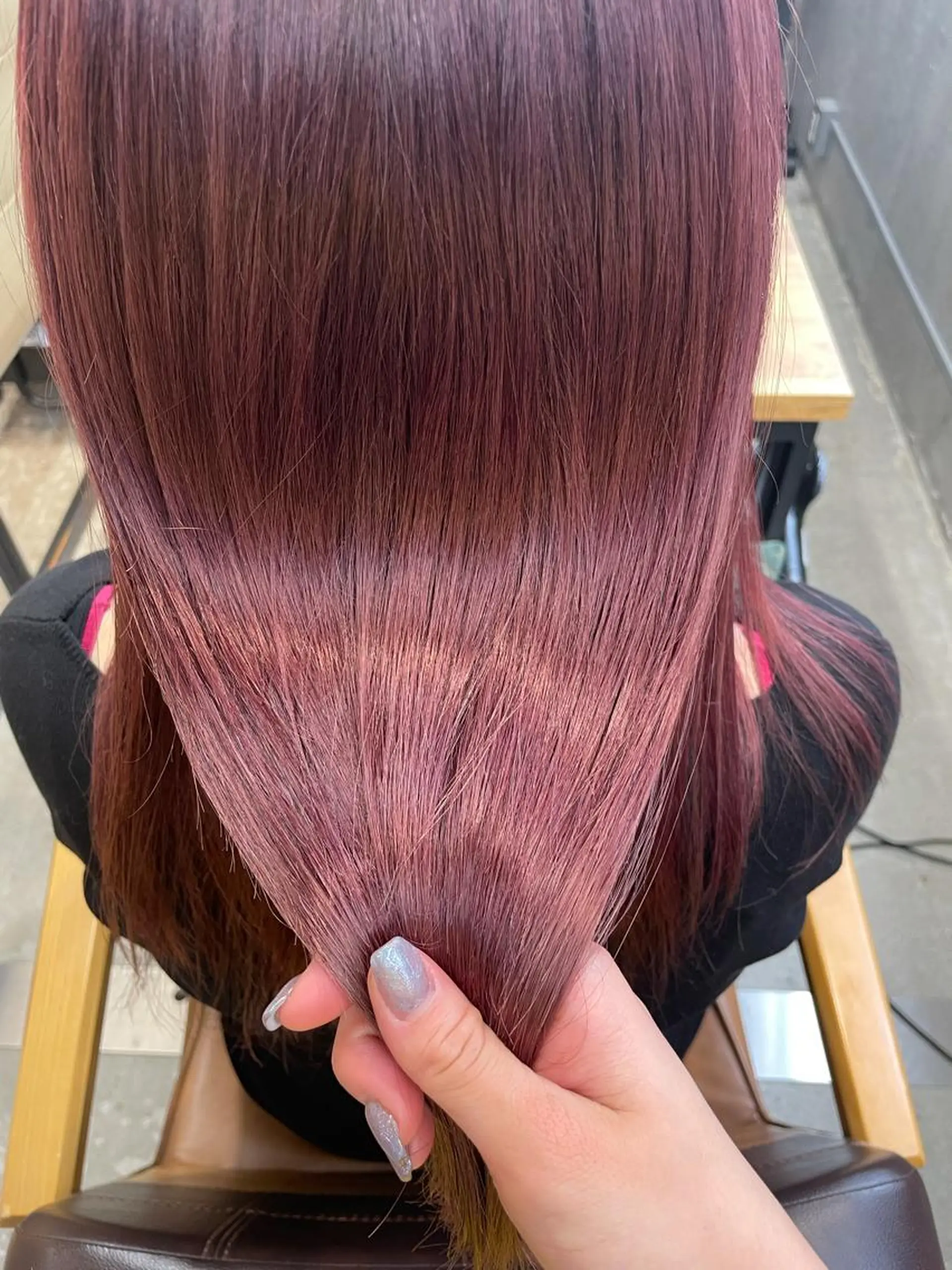 ロング カラー ヘアカラー トリートメント youres hair 髪質改善トリートメント&ヘッドスパ  新宿三丁目店【ユアーズヘア】所属・🦋透明感カラー 👑NODOKA🦋のヘアスタイル