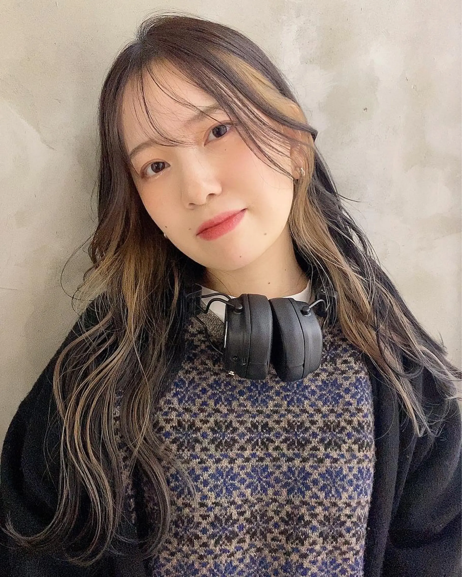 ロング カラー 小松 優奈のヘアスタイル