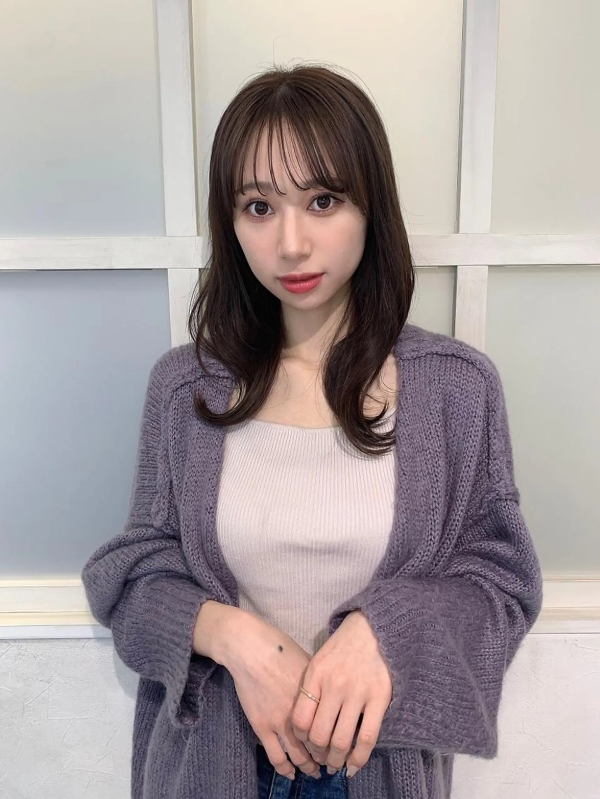 セミロング 🦋ミルクティーベー ジュ🦋mayukiのヘアスタイル