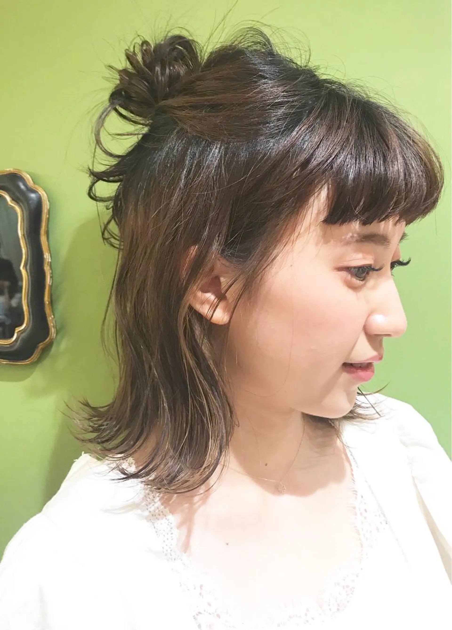 ミディアム ヘアアレンジ ボブ Neolive Cava 相模大野店所属・sola: neoliveのヘアスタイル